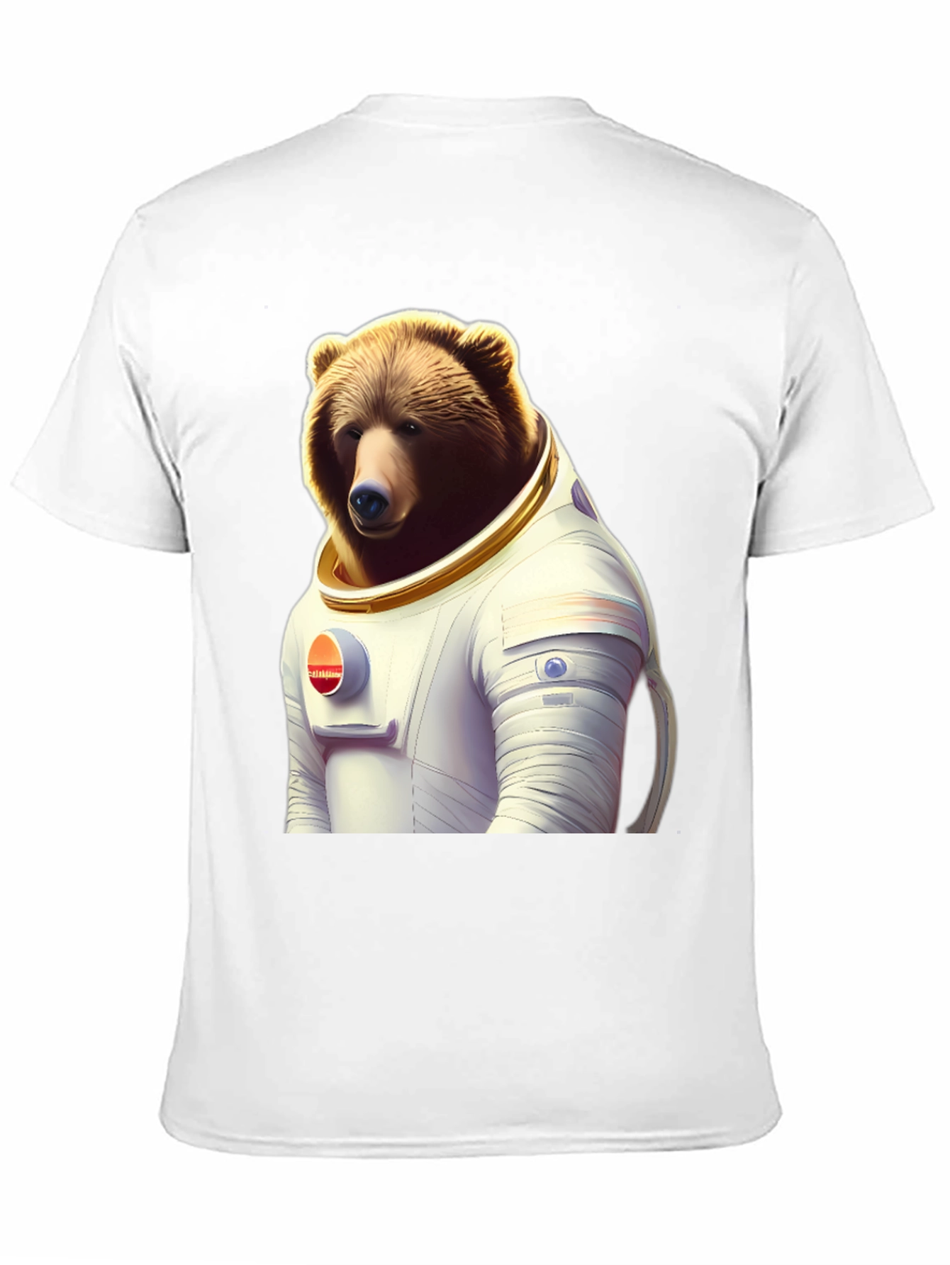 Bear Astronaut T-Shirt - Space Explorer Animal Tee