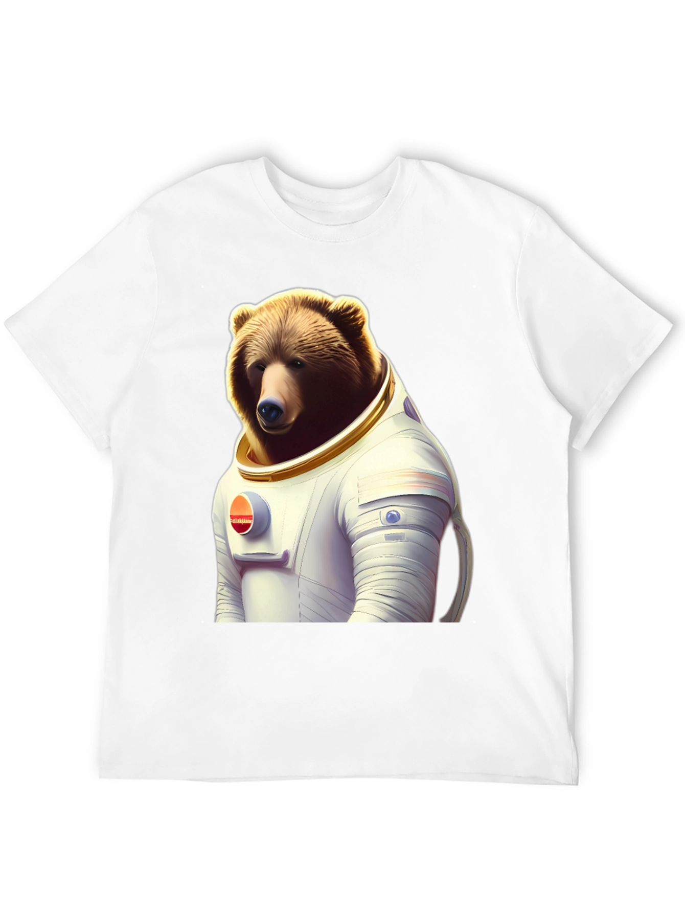 Bear Astronaut T-Shirt - Space Explorer Animal Tee