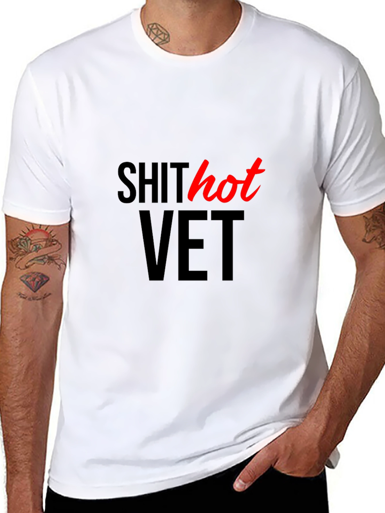 Shit Hot Vet T-Shirt - Black