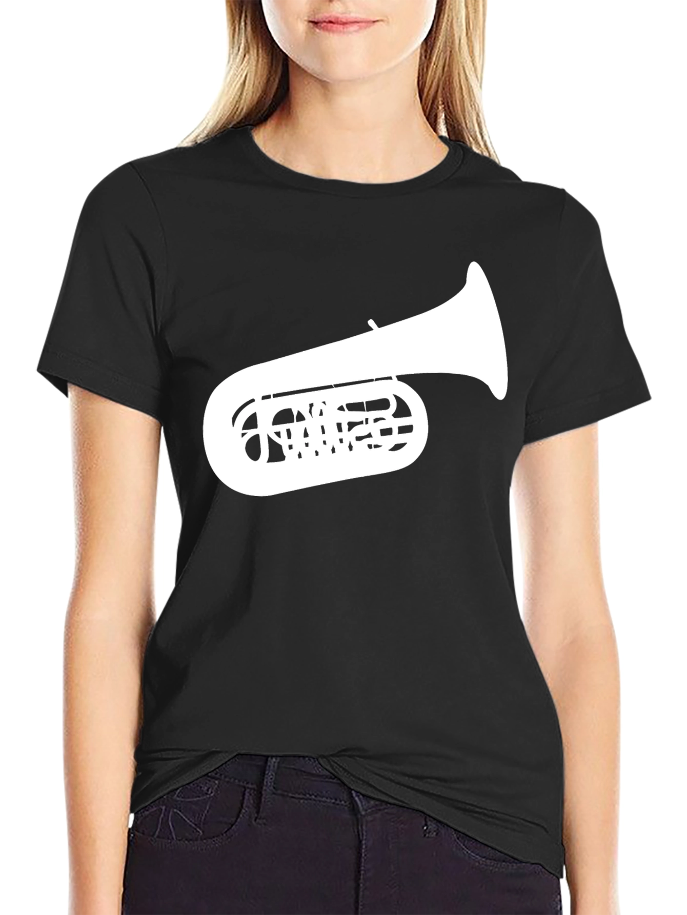 Tuba Graphic Tee - Music Lovers T-Shirt