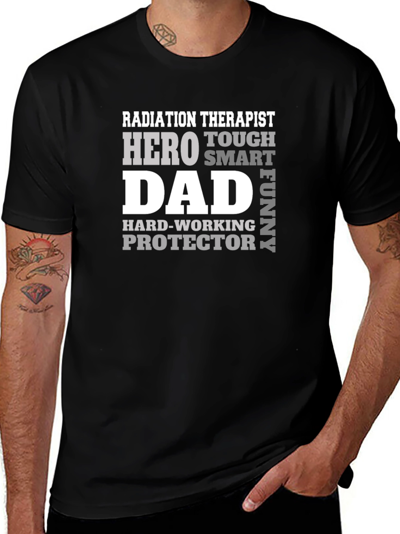 Radiation Therapist Dad Hero T-Shirt