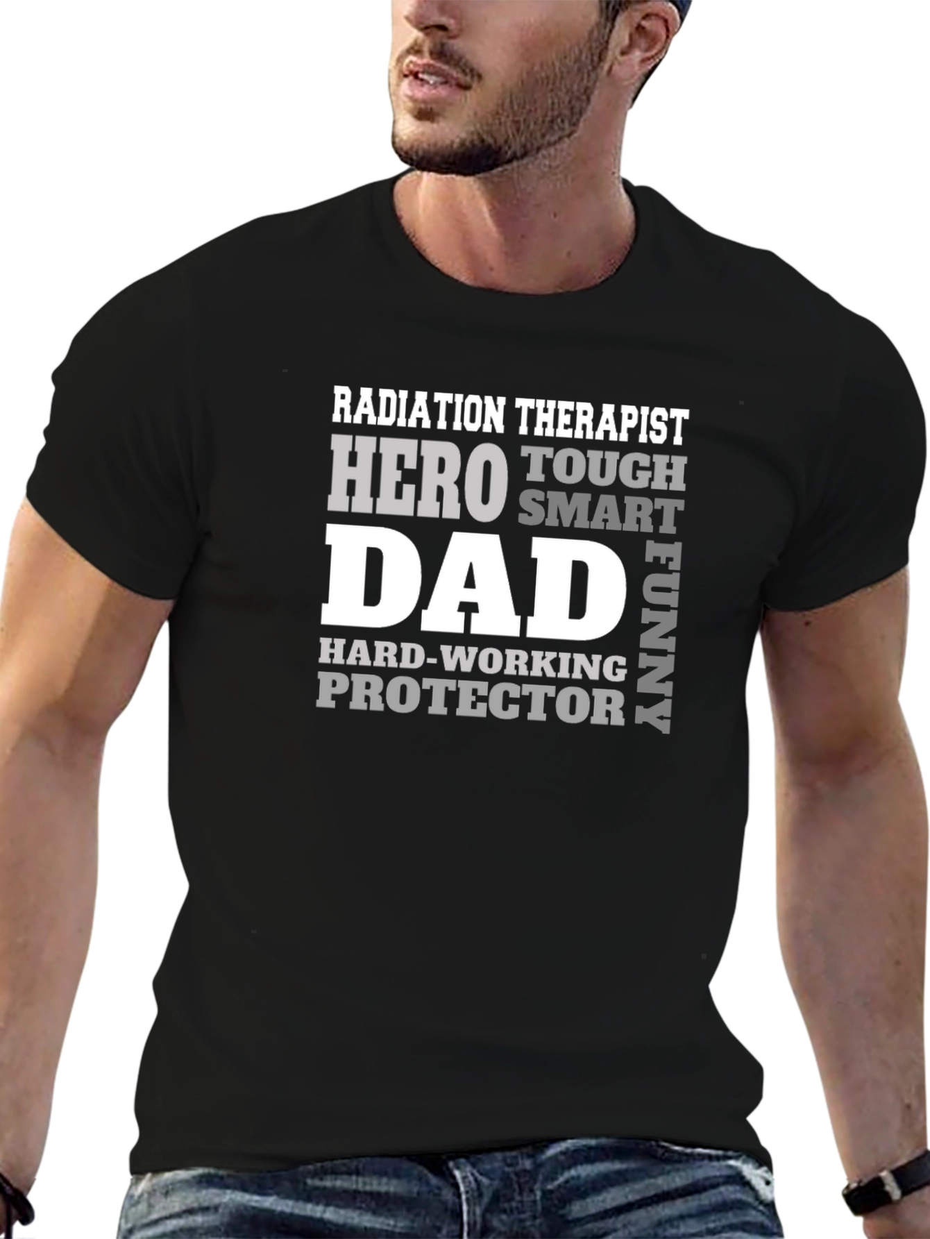 Radiation Therapist Dad Hero T-Shirt