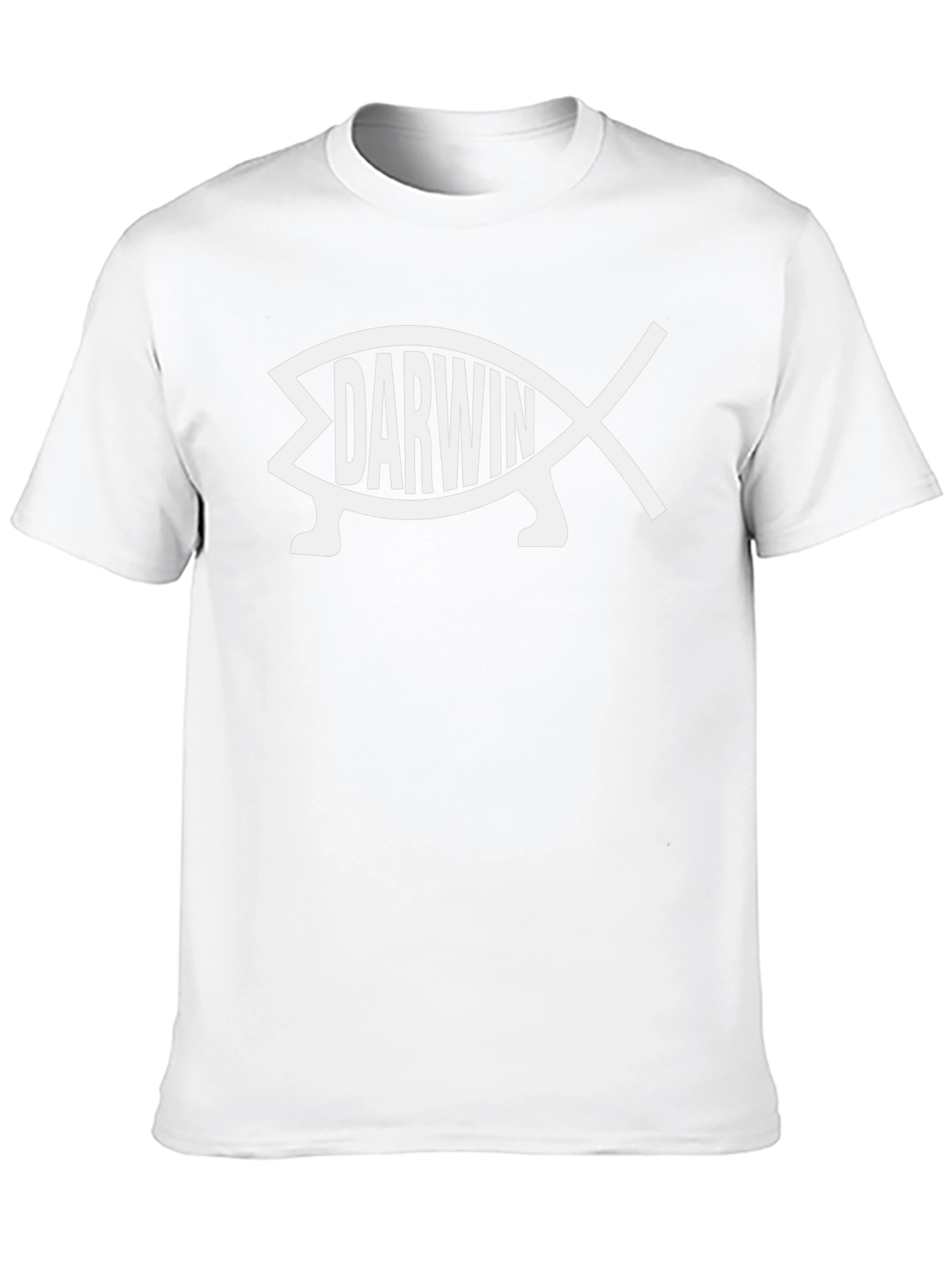 Darwin Fish Graphic Tee - Evolution Humor T-Shirt