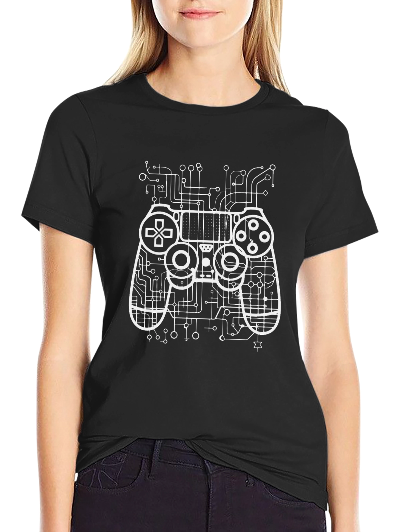 Gamer Circuit Board Graphic Tee
