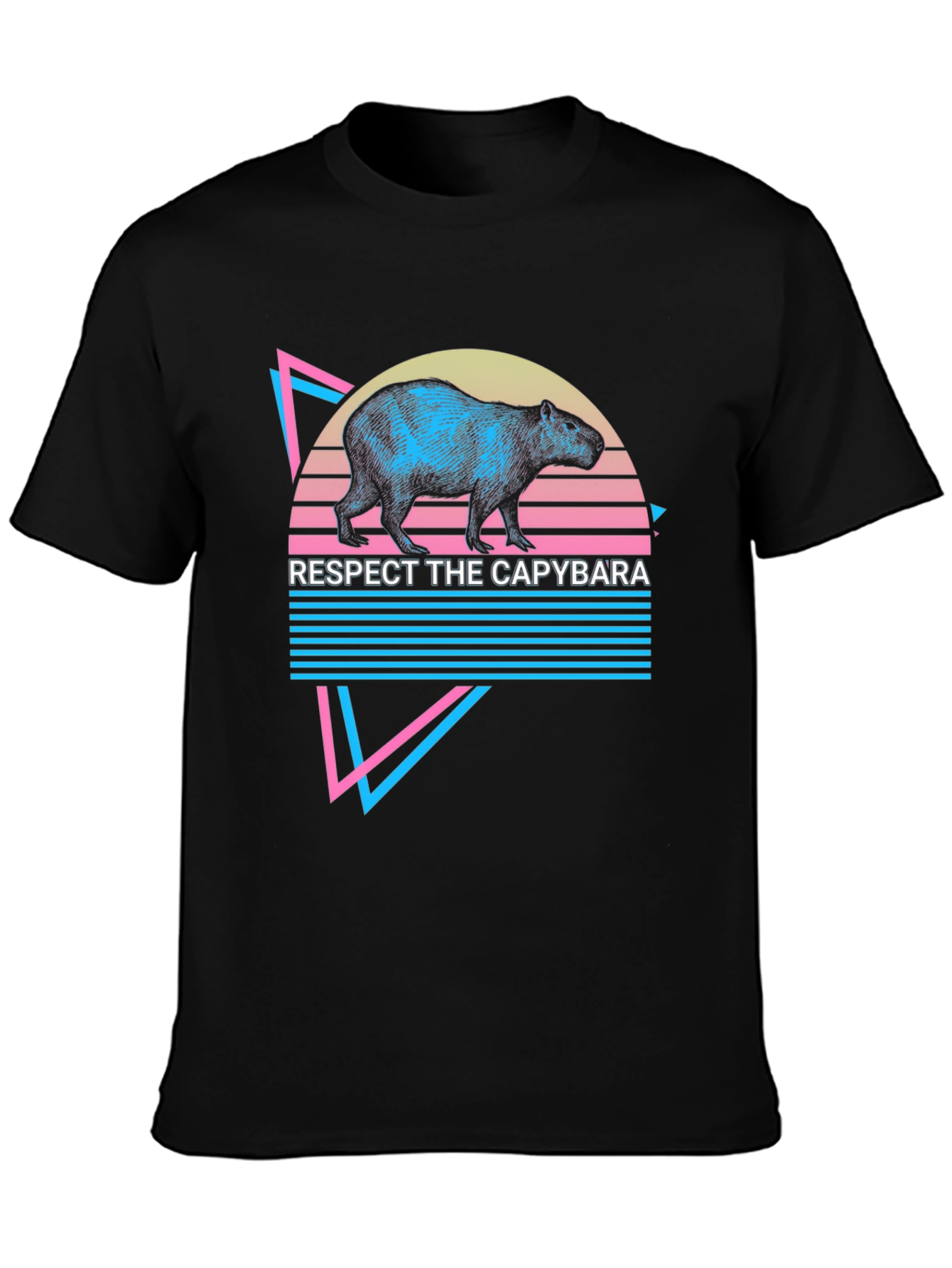 Respect The Capybara Graphic Tee
