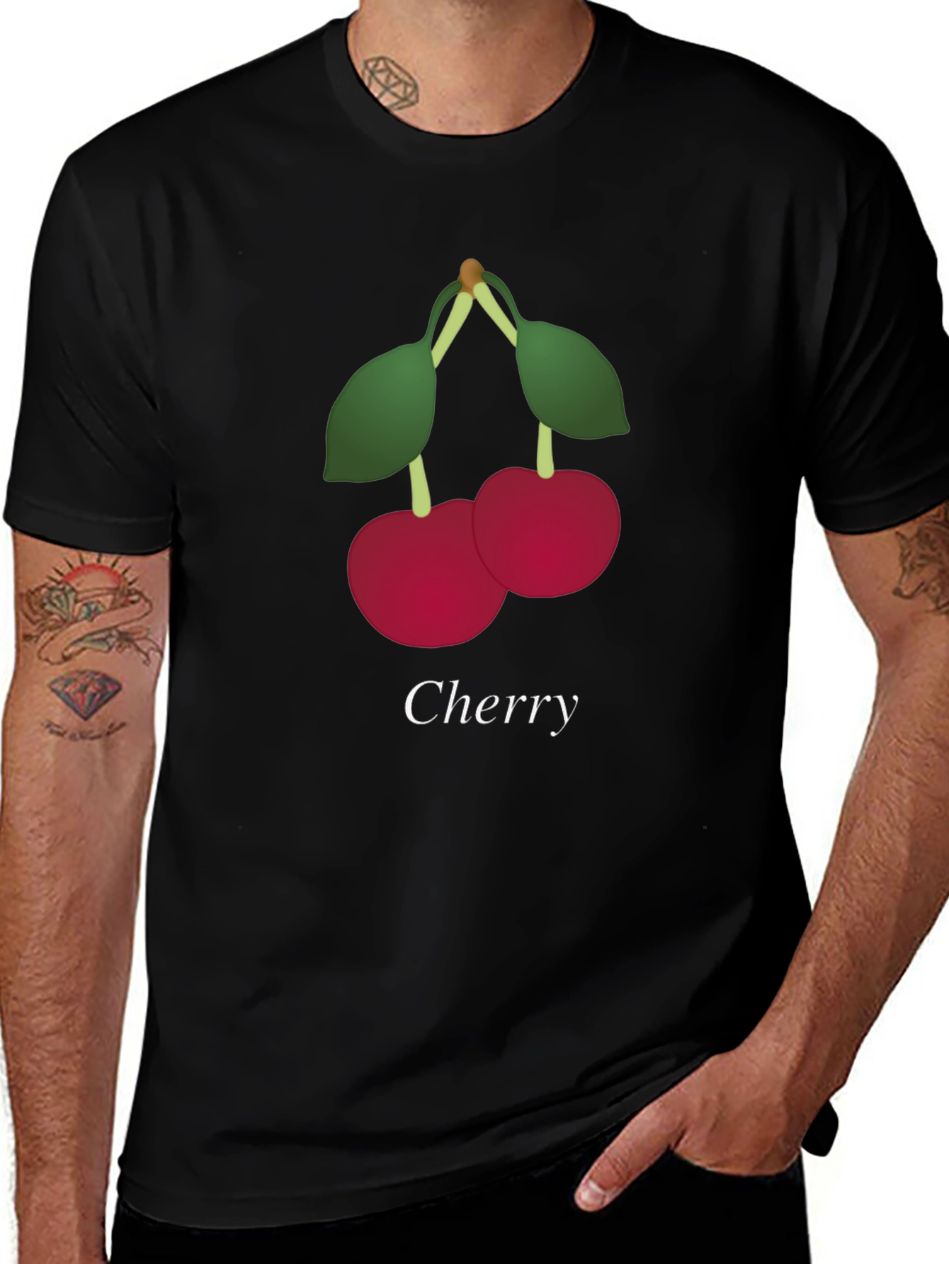 Cherry Graphic Tee - Stylish Unisex T-Shirt