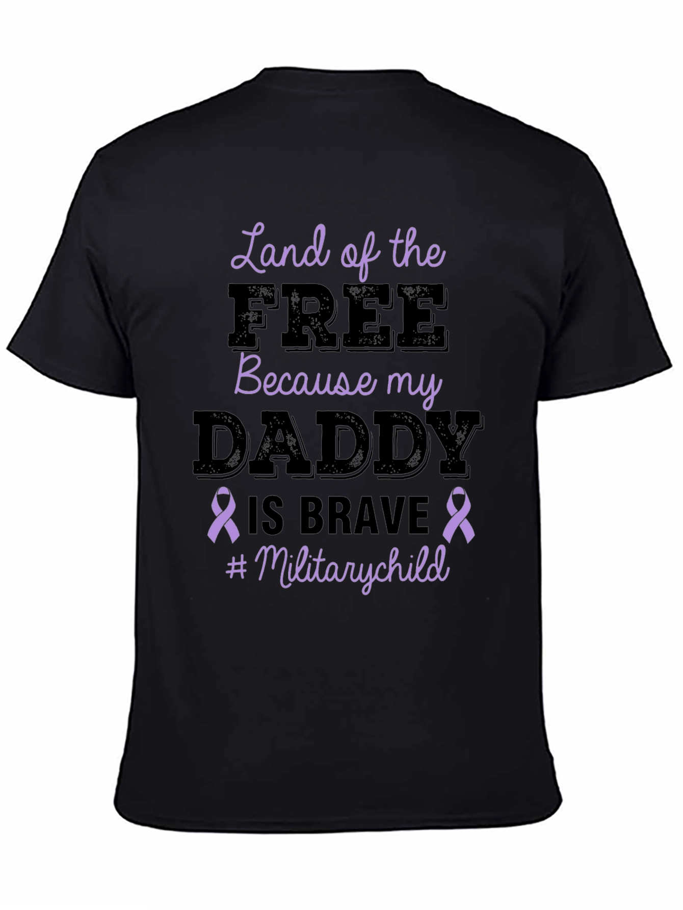 Land of the Free Military Child T-Shirt