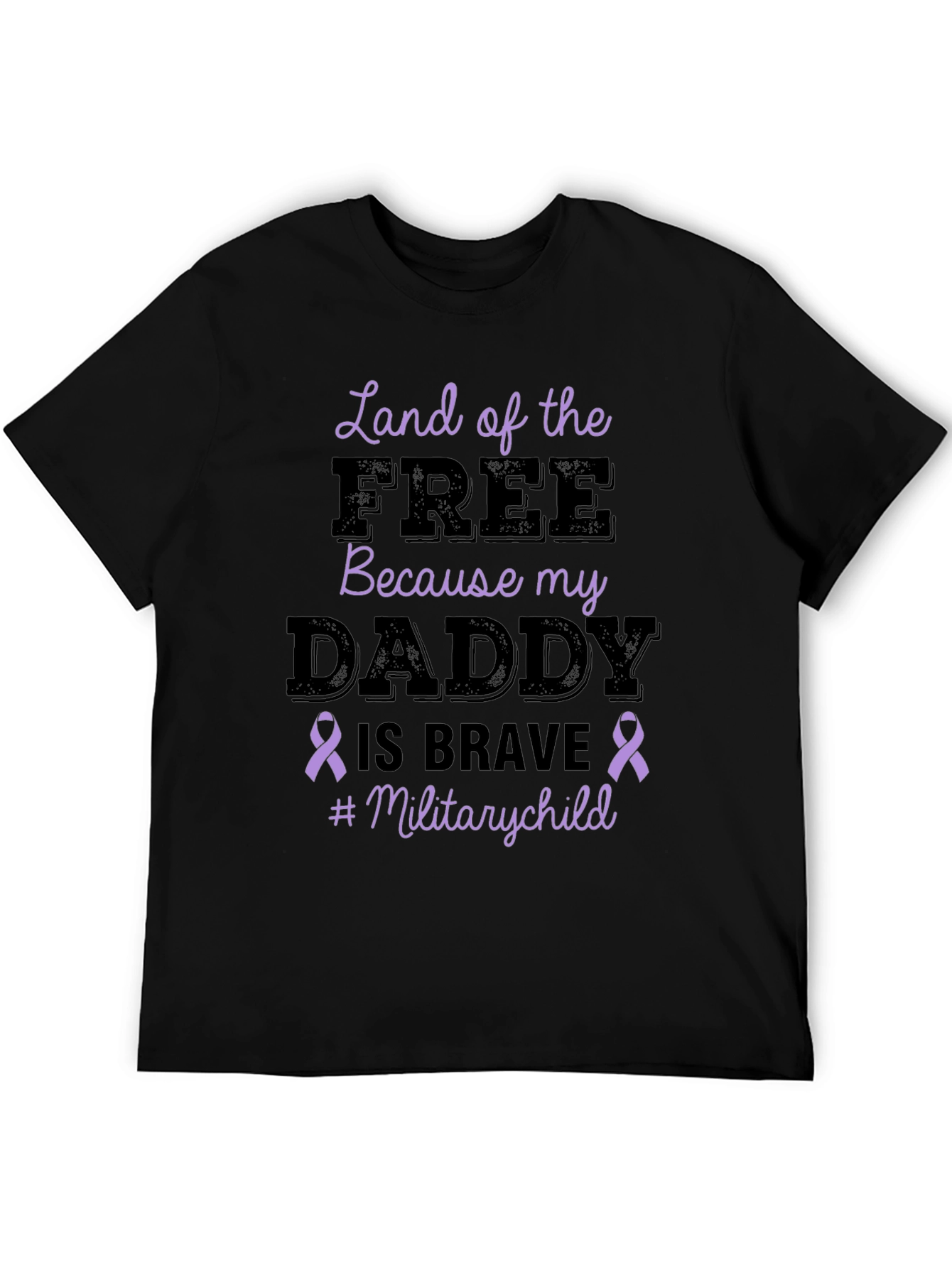 Land of the Free Military Child T-Shirt