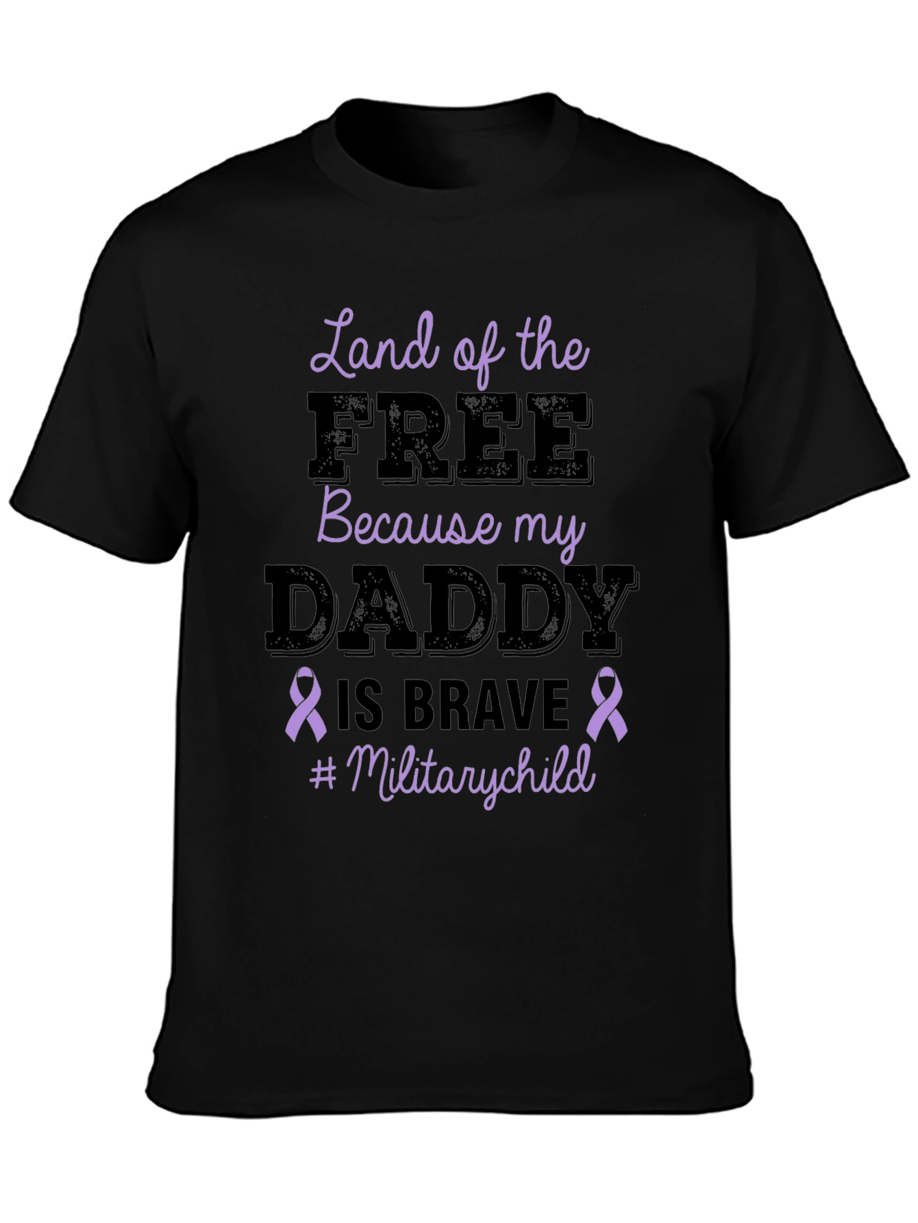 Land of the Free Military Child T-Shirt