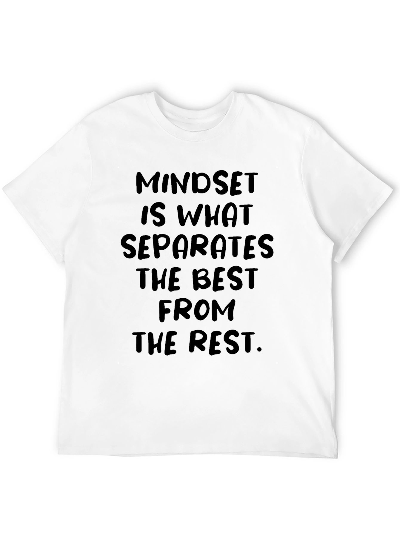 Mindset Motivational Black T-Shirt