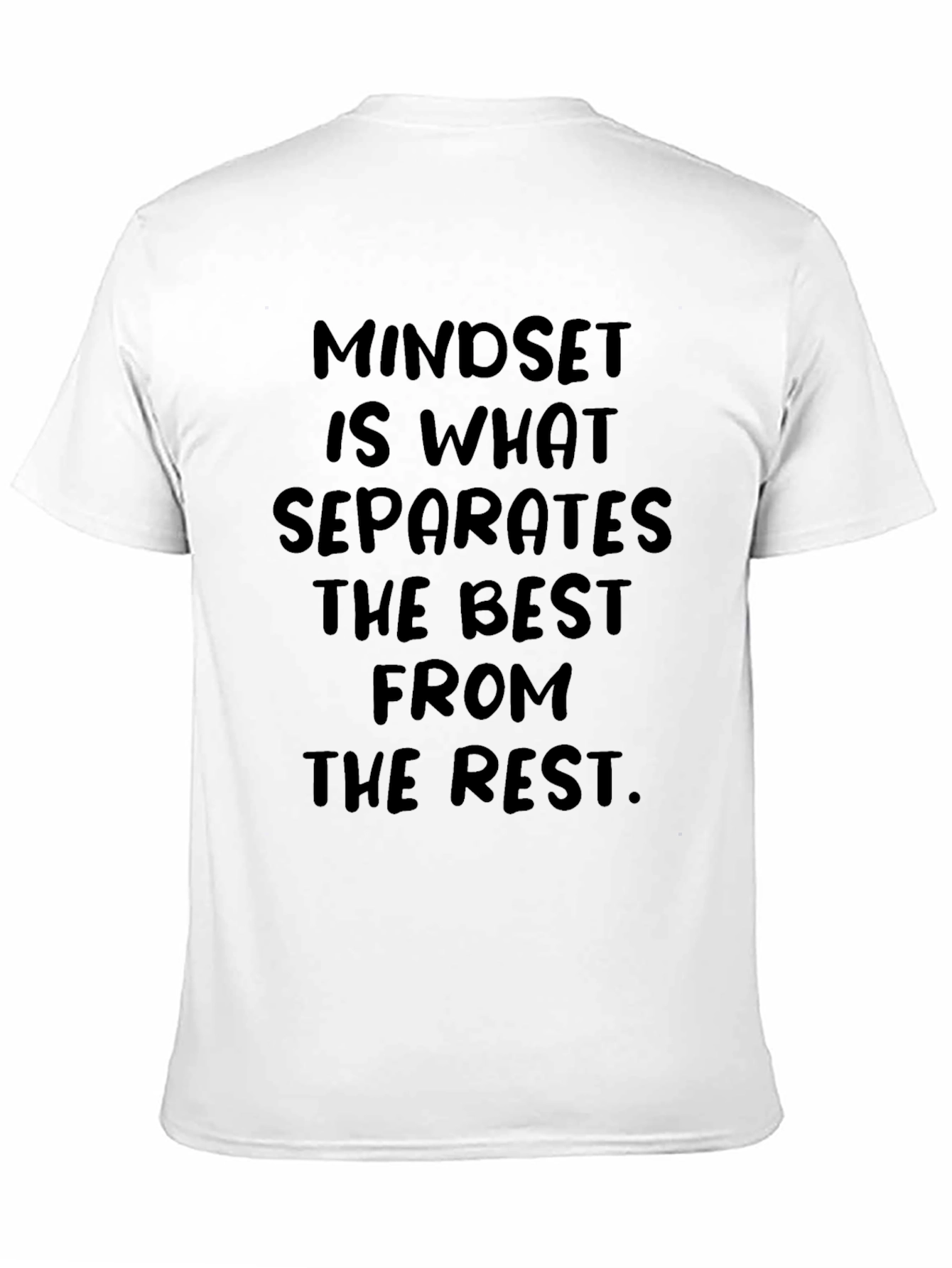 Mindset Motivational Black T-Shirt