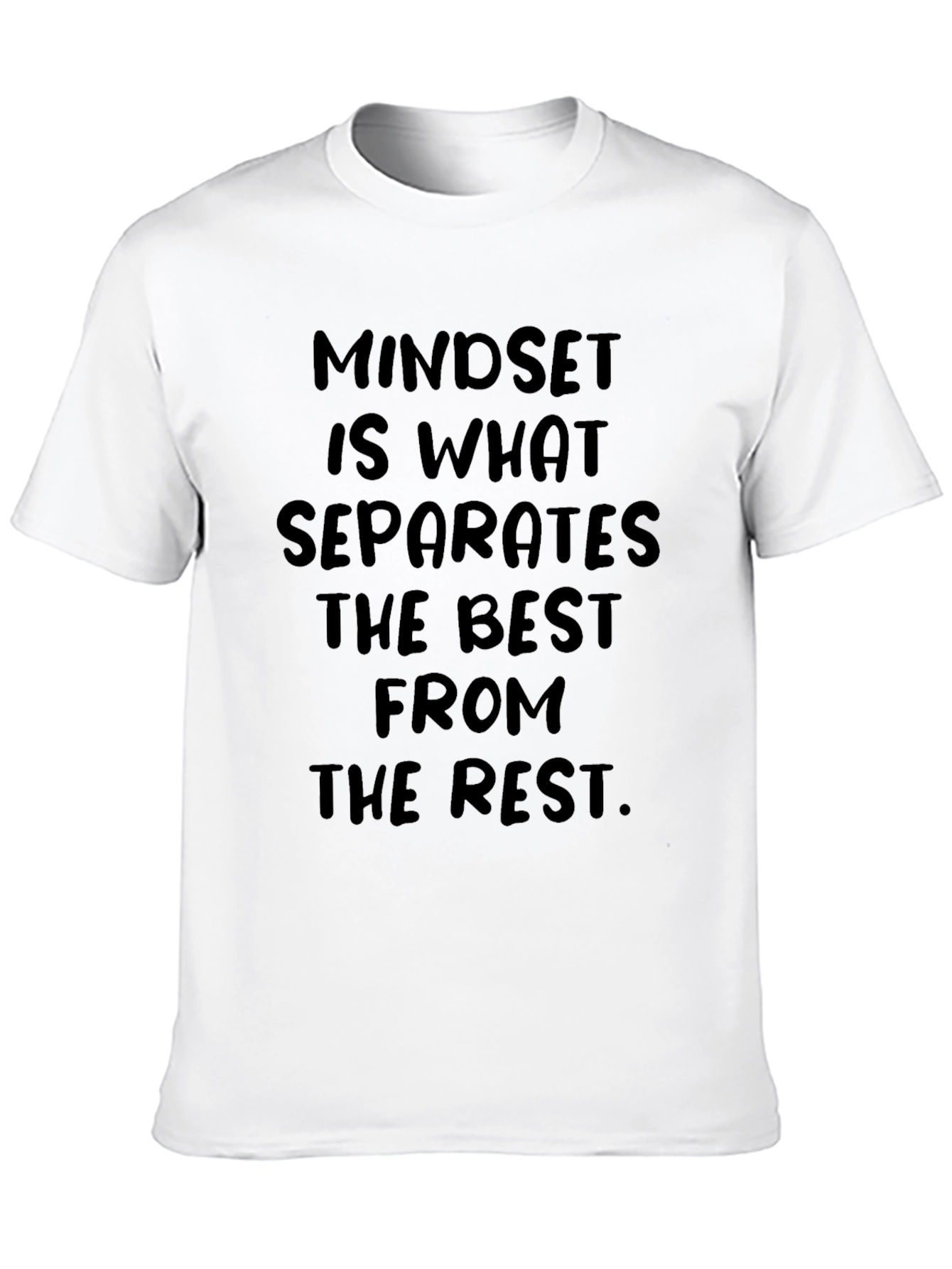 Mindset Motivational Black T-Shirt