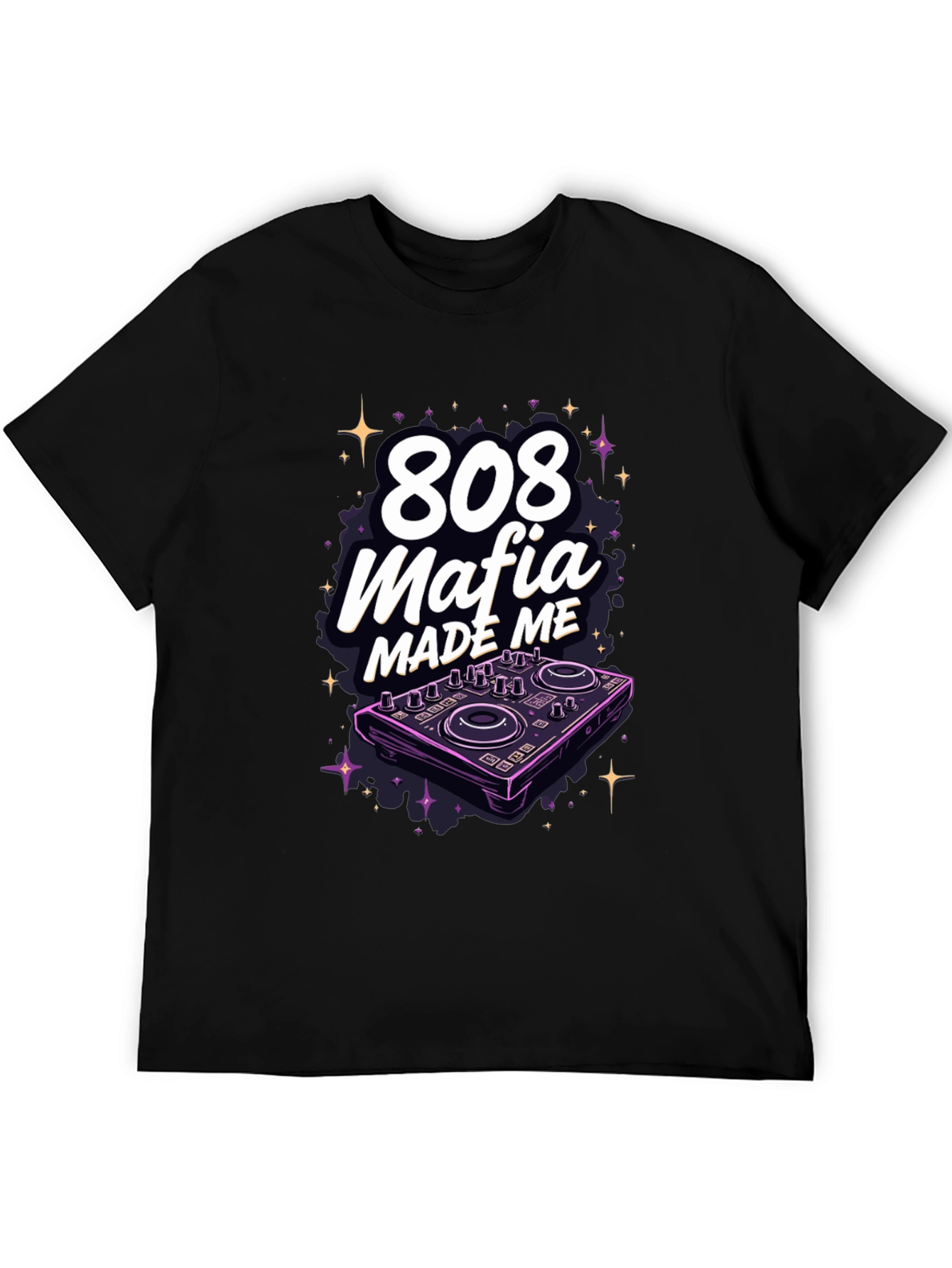 808 Mafia Made Me Black Graphic Tee