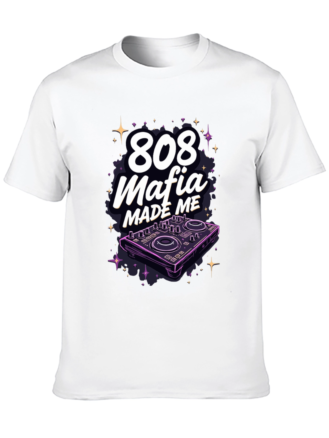 808 Mafia Made Me Black Graphic Tee