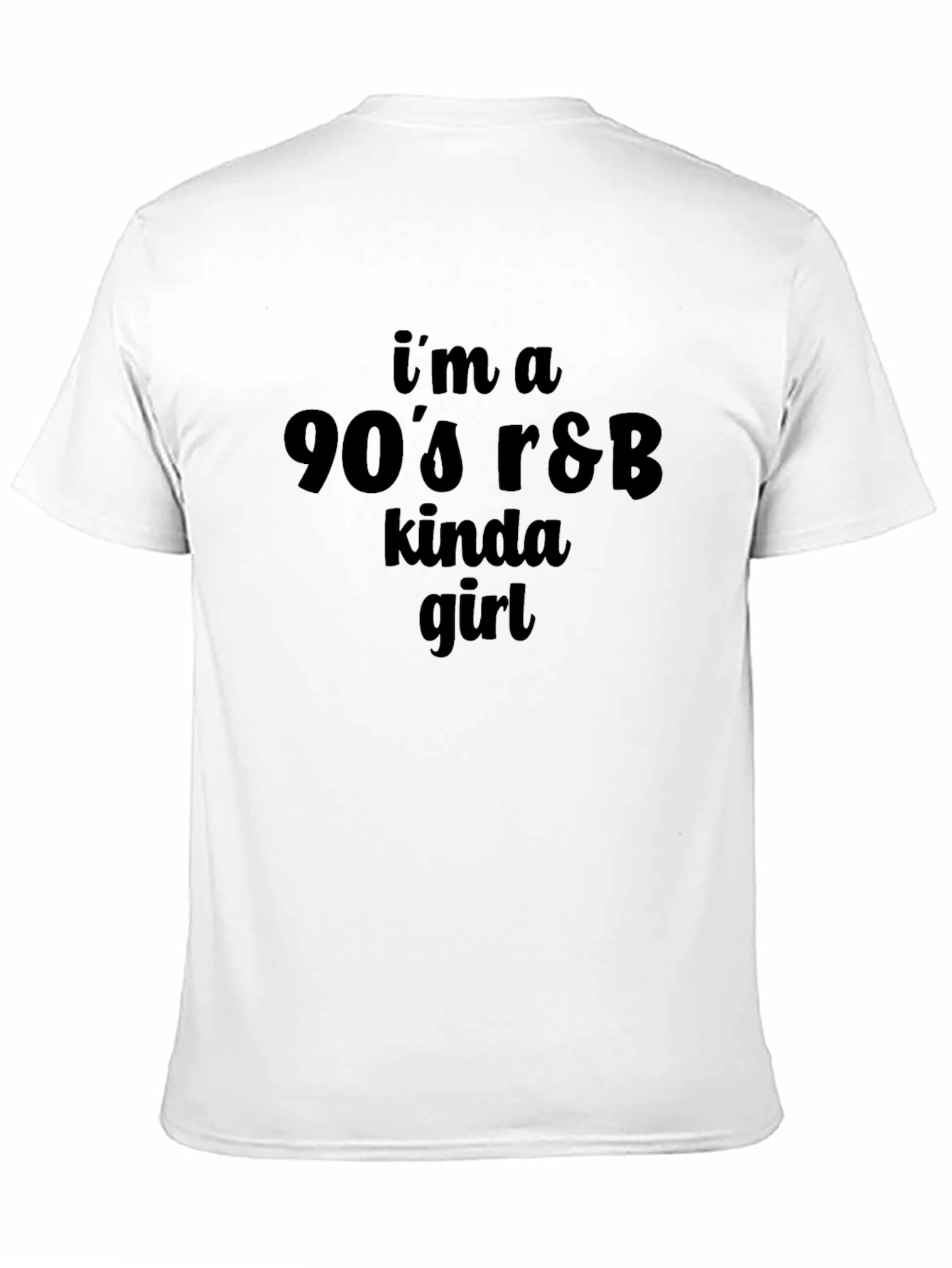 90s R&B Kinda Girl Black T-Shirt