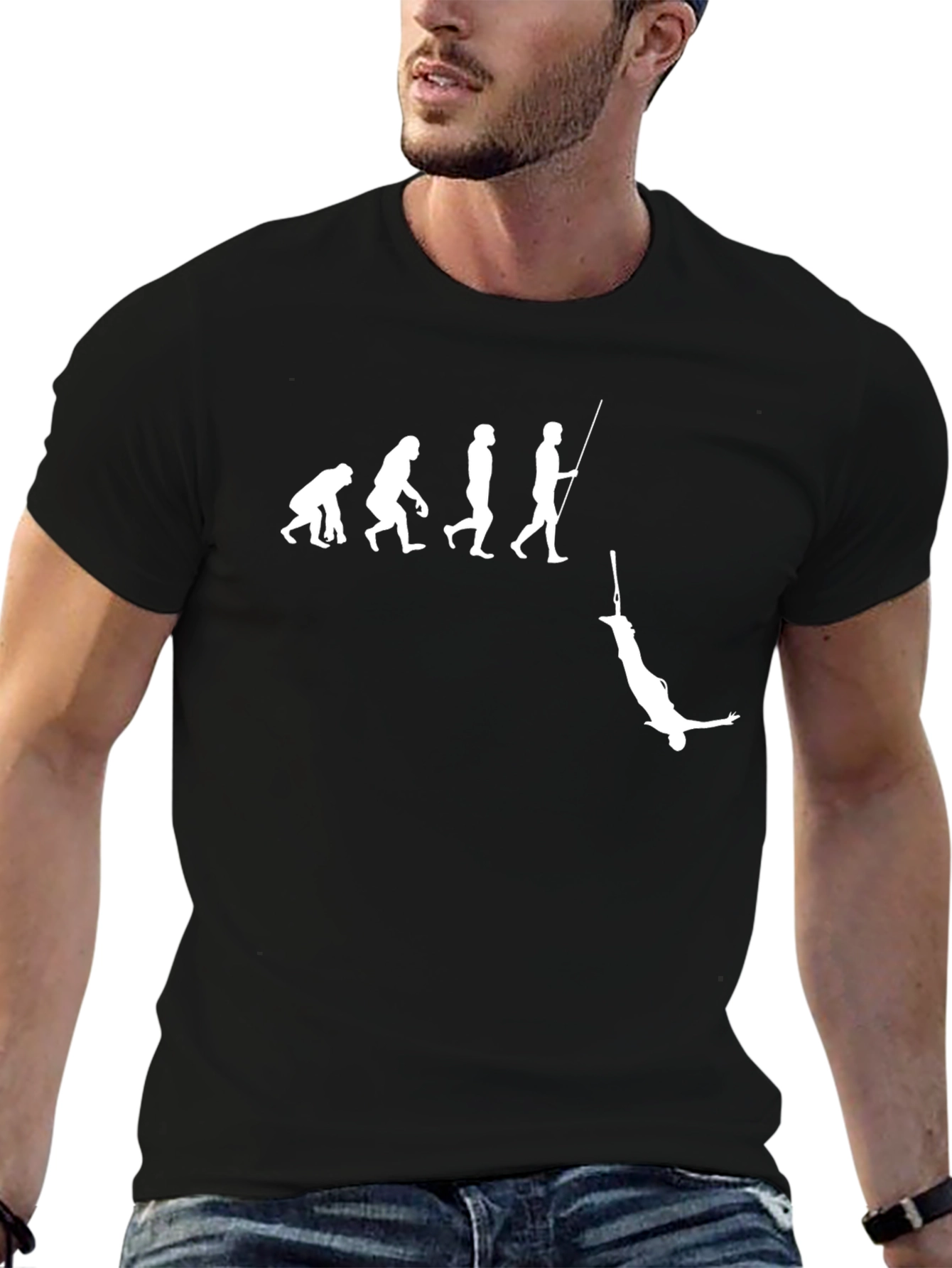 Evolution Bungee Jumping Graphic Tee