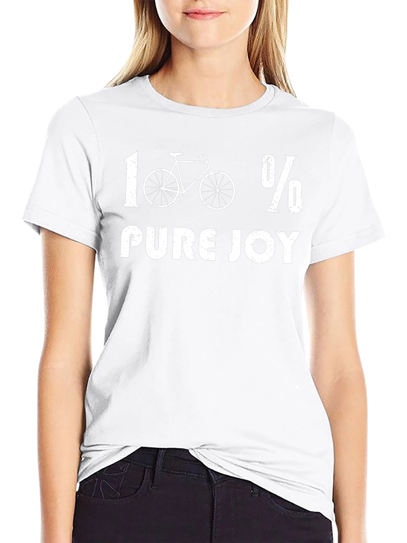 100% Pure Joy Cycling T-Shirt | Bike Lover Tee