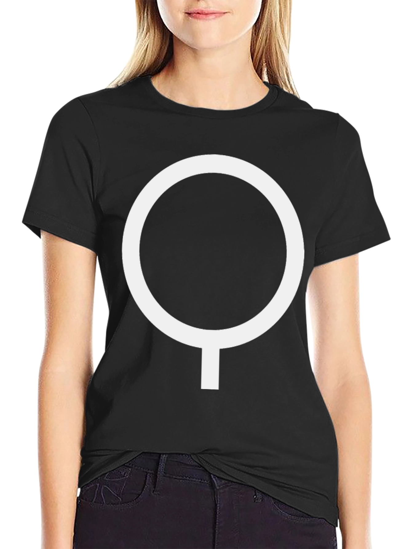 Circle Pendulum Graphic Tee - Classic Black