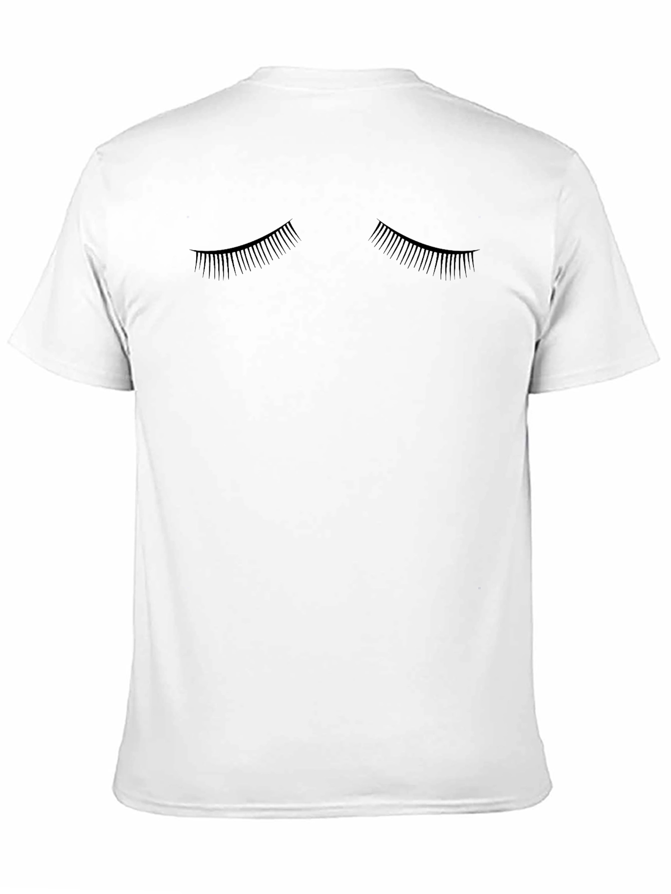 Eyelash Graphic Tee - Unisex Black T-Shirt
