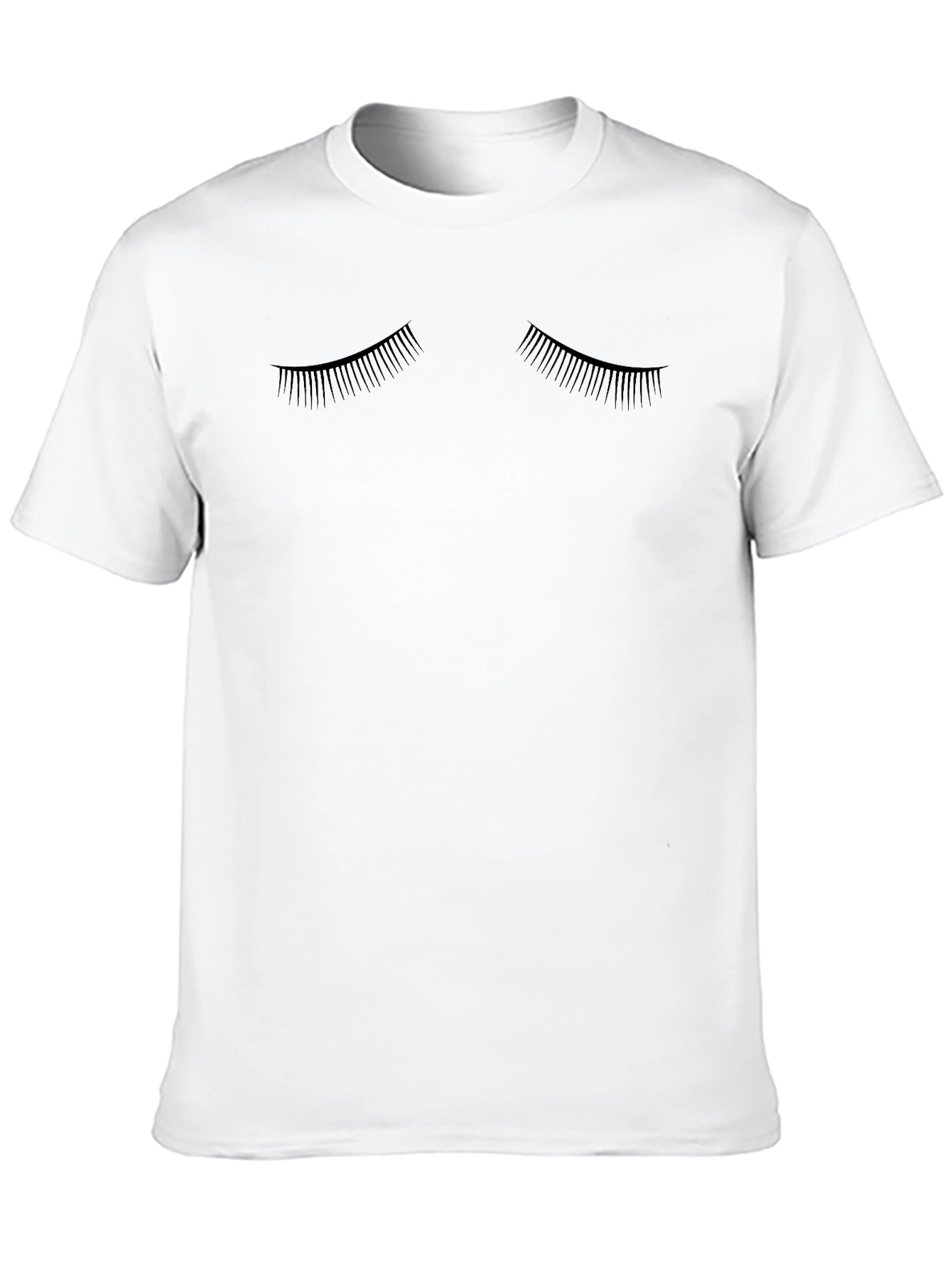 Eyelash Graphic Tee - Unisex Black T-Shirt
