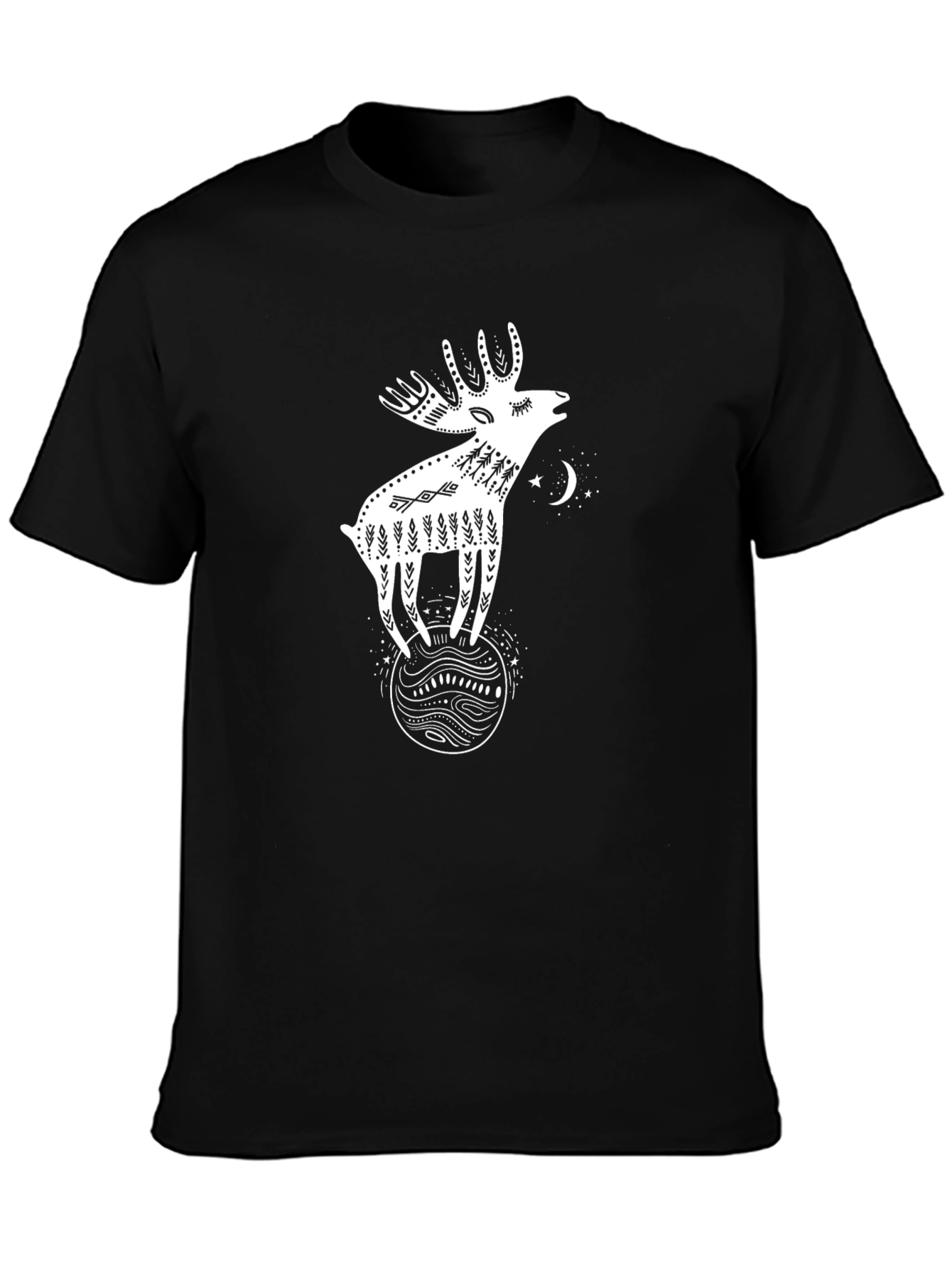 Whimsical Moose Graphic Tee