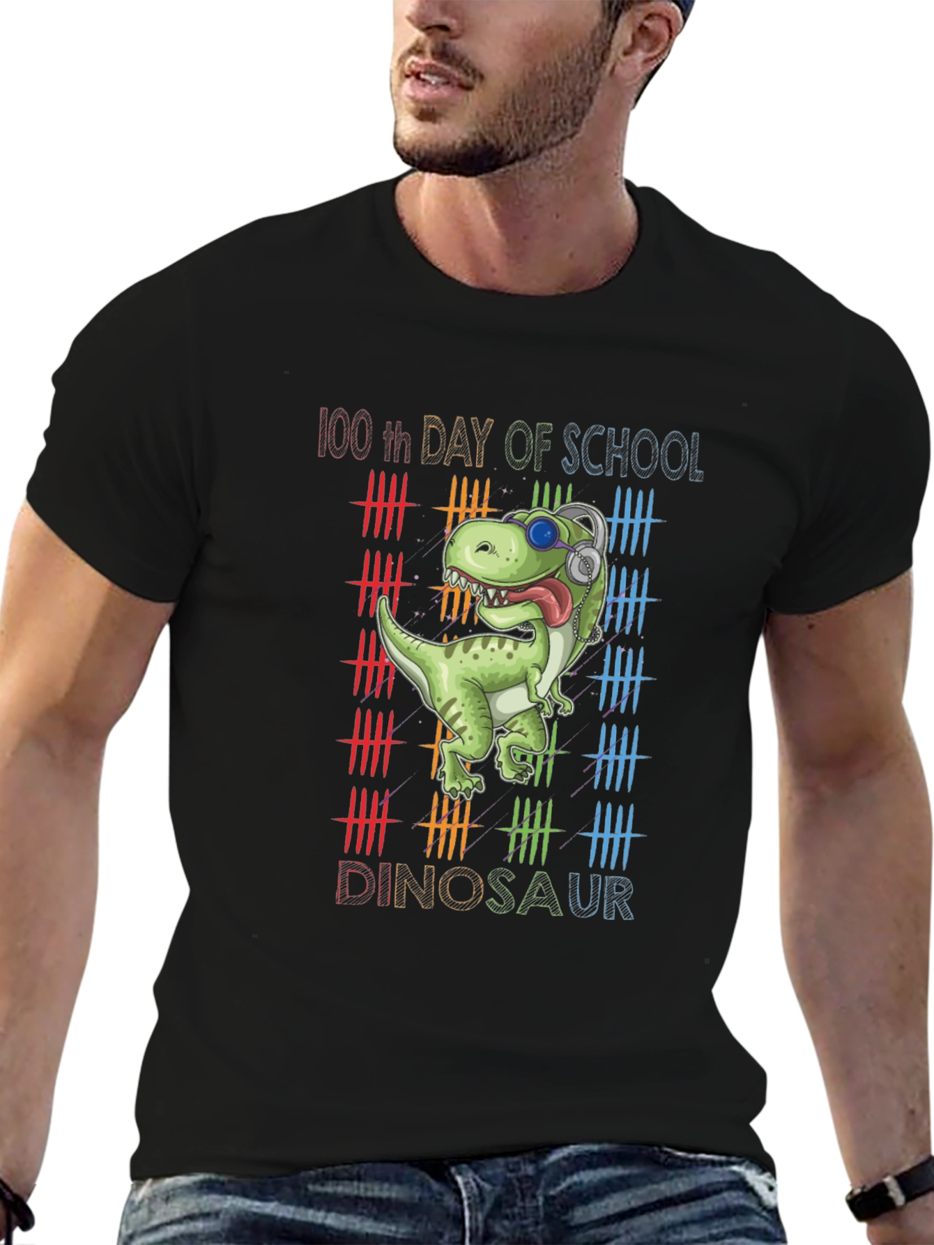 100th Day of School Dinosaur T-Shirt