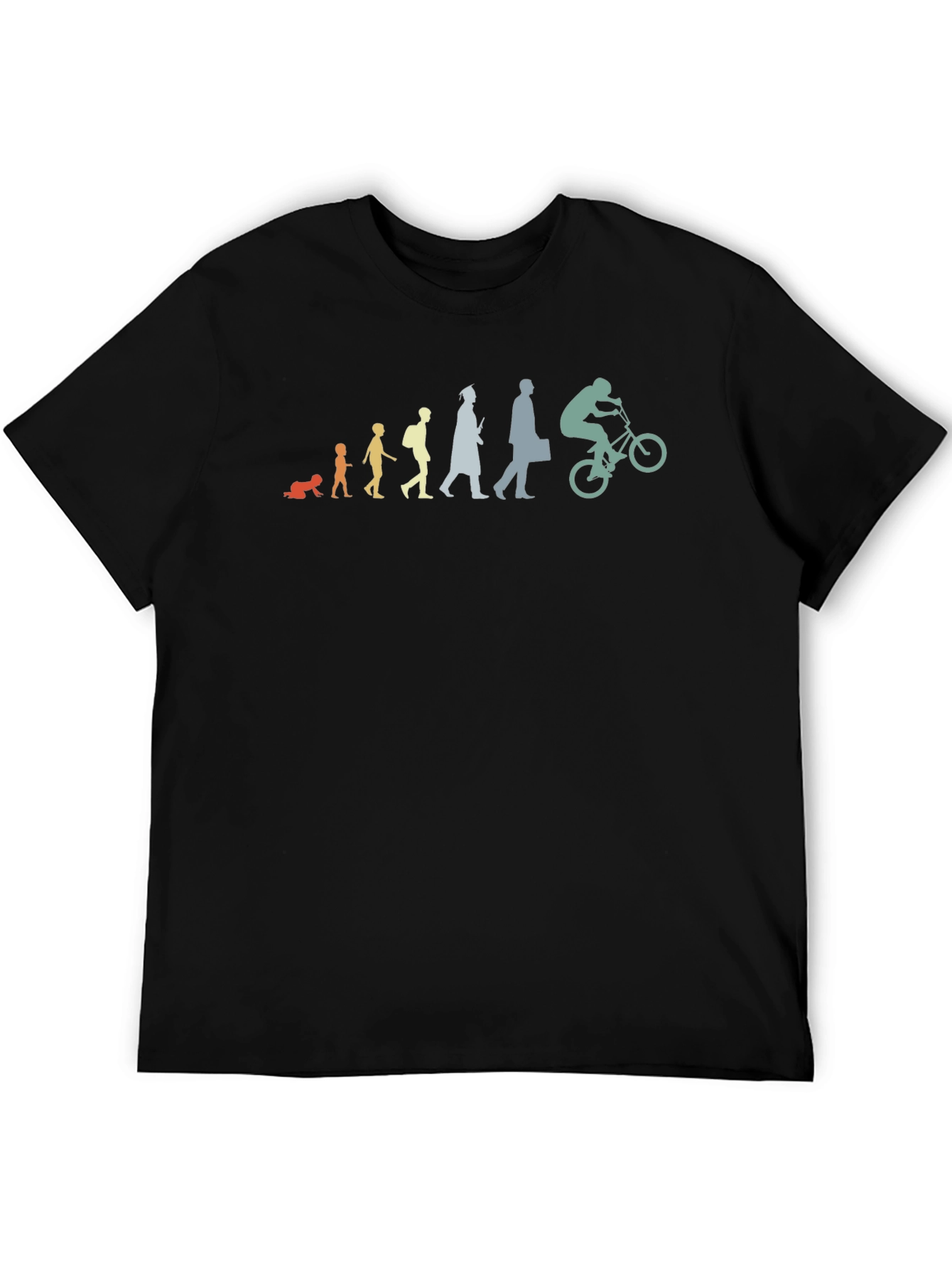 Evolution of a Biker T-Shirt - Black