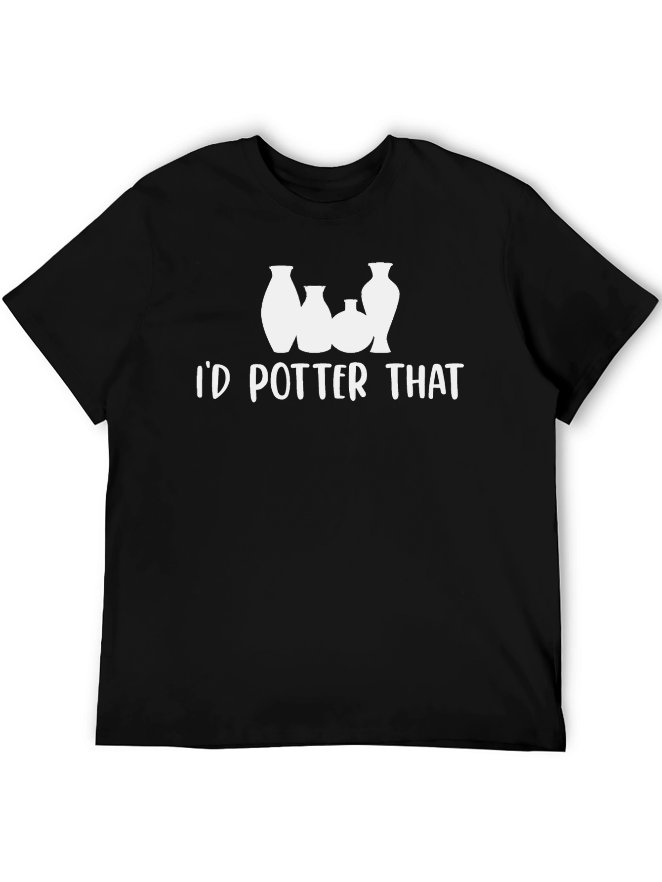 Id Potter That T-Shirt - Black Pottery Lover Tee