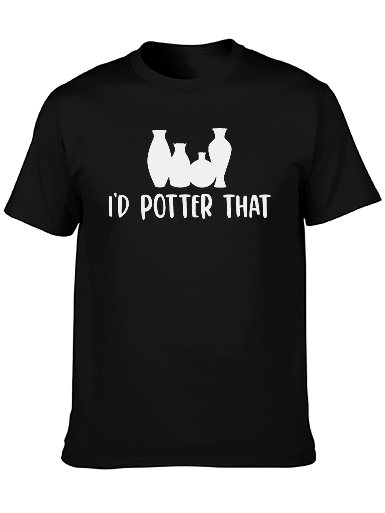 Id Potter That T-Shirt - Black Pottery Lover Tee