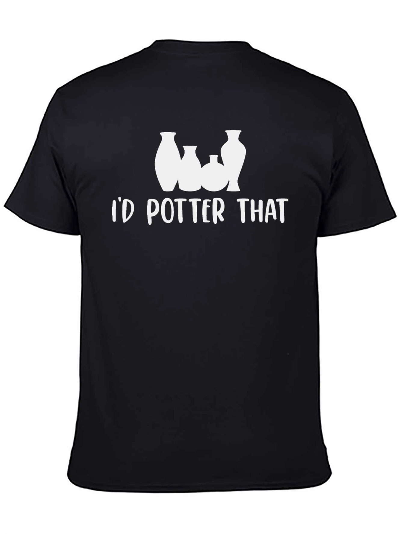 Id Potter That T-Shirt - Black Pottery Lover Tee