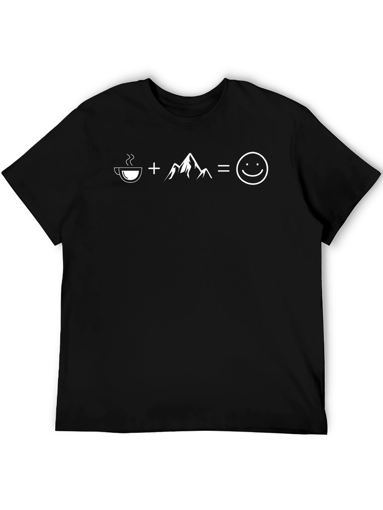 Coffee + Mountains = Happy T-Shirt