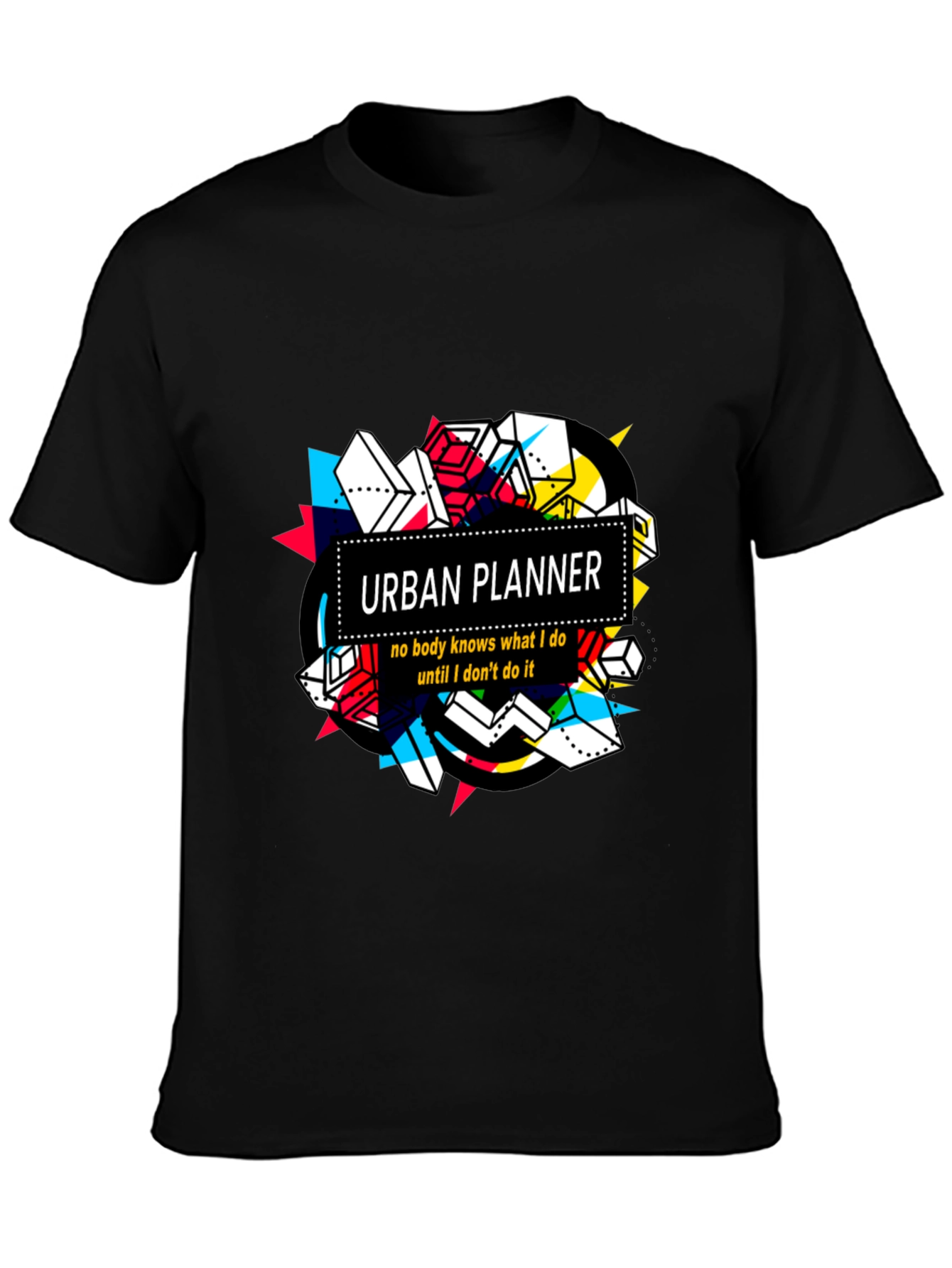 Urban Planner Graphic Tee -  Abstract Design