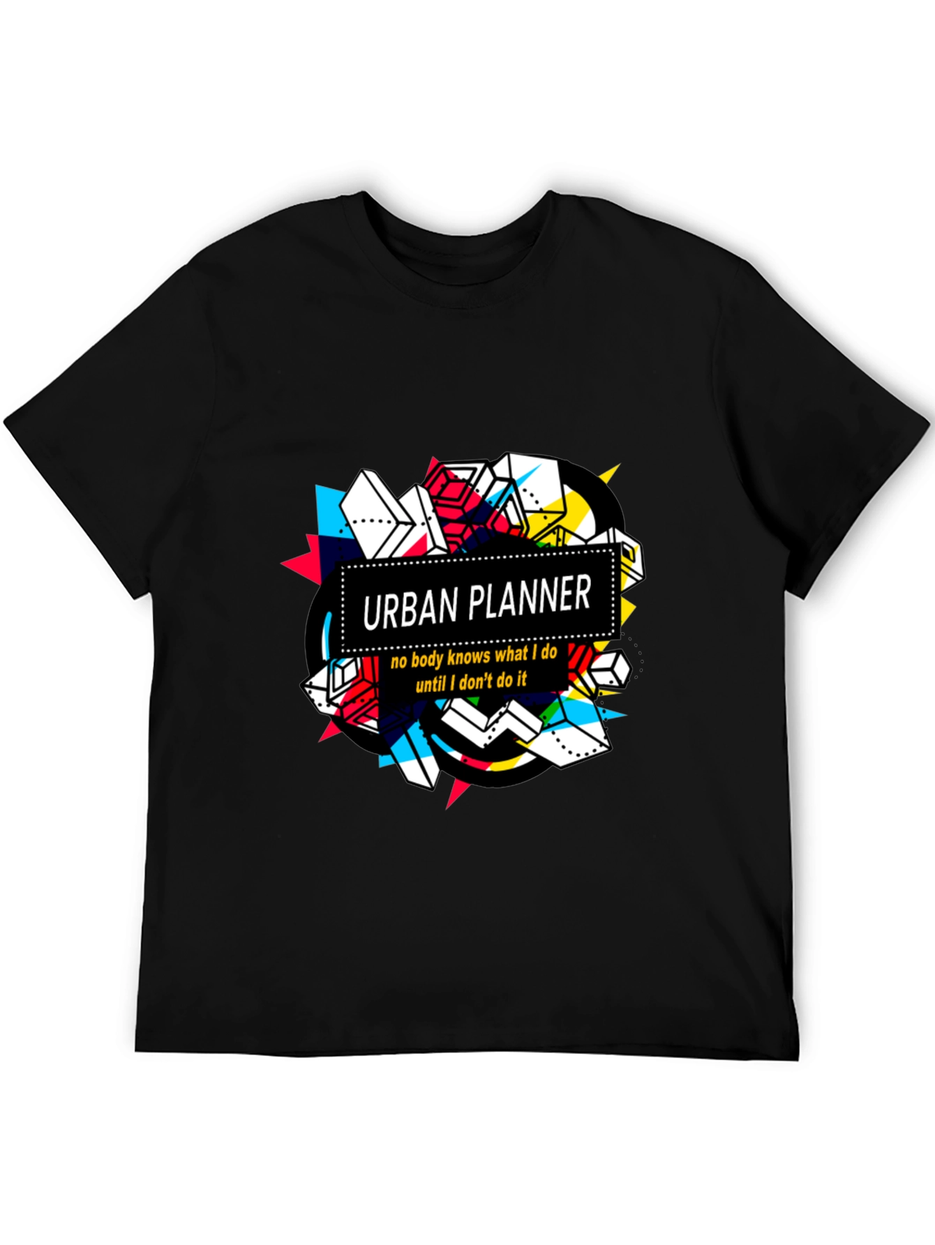Urban Planner Graphic Tee -  Abstract Design
