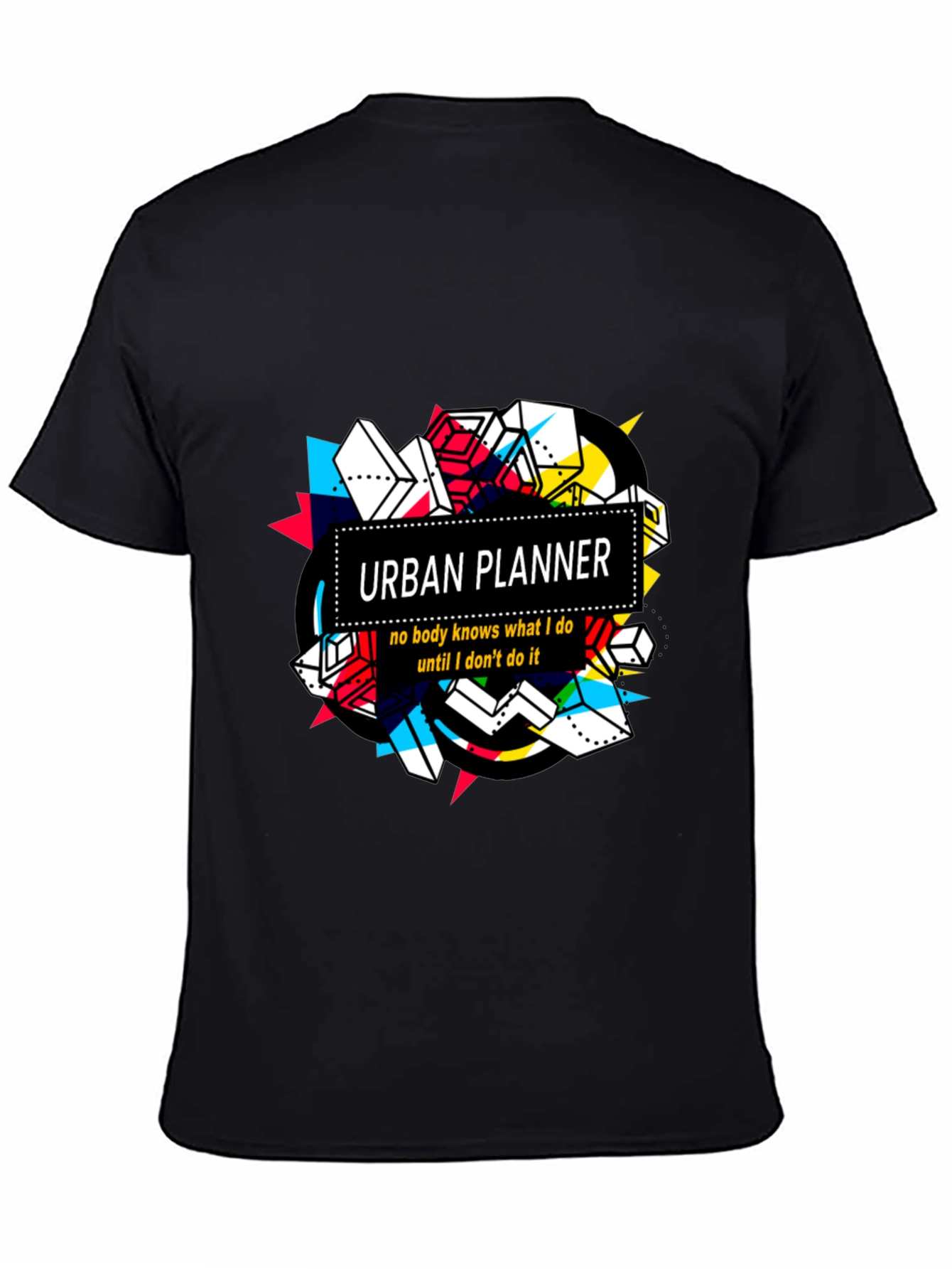 Urban Planner Graphic Tee -  Abstract Design