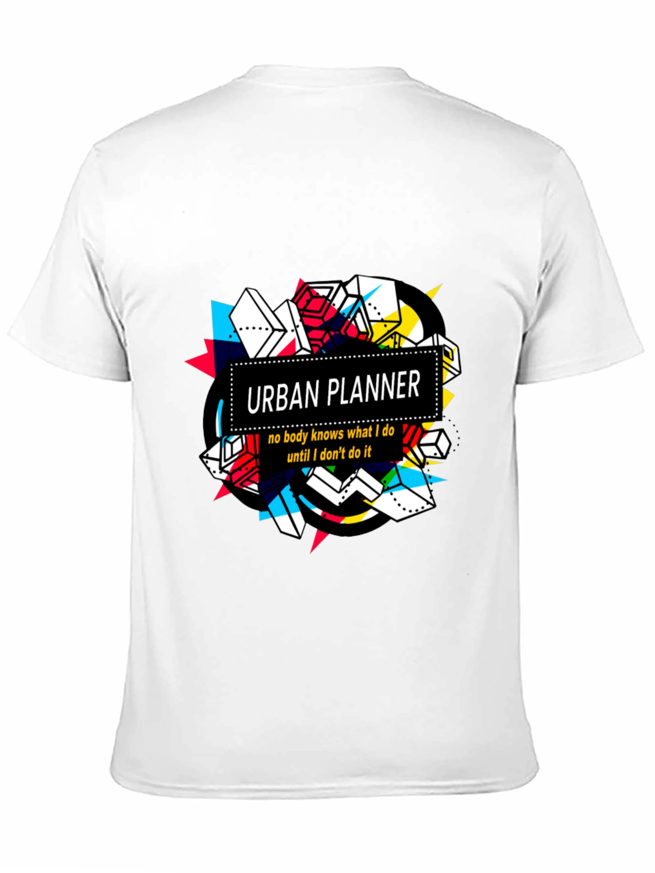 Urban Planner Graphic Tee -  Abstract Design