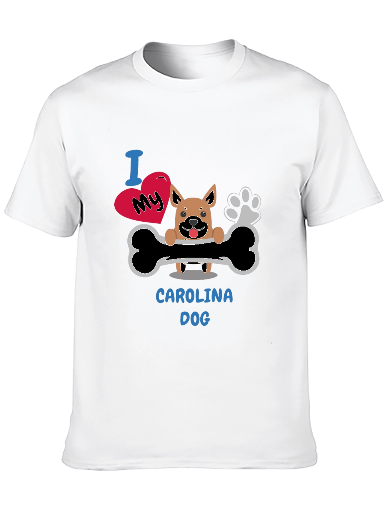 I Love My Carolina Dog T-Shirt