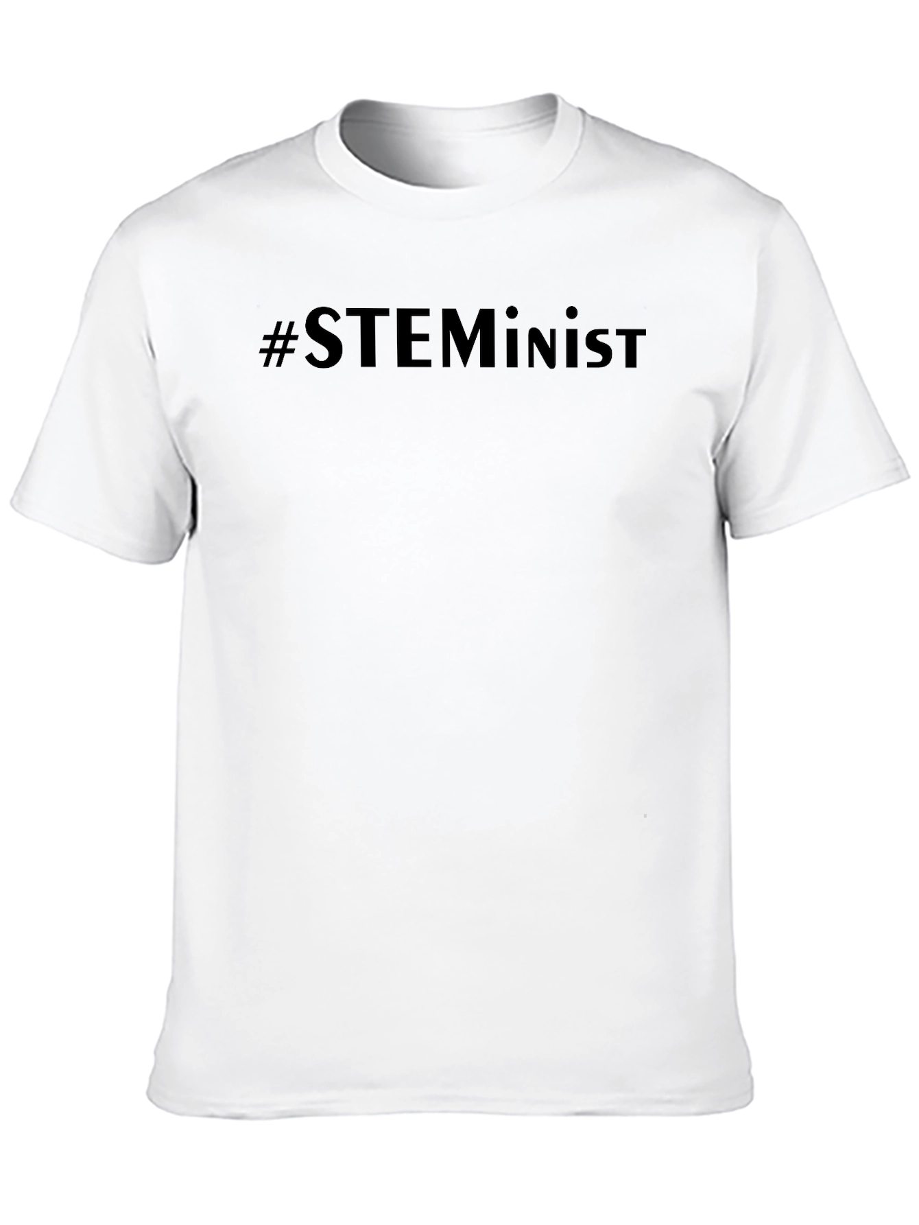 #STEMinist Black T-Shirt - Empowering STEM Feminists