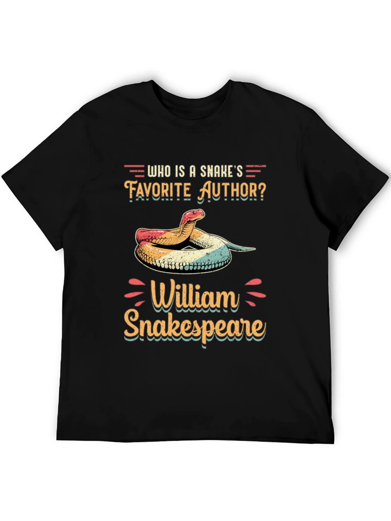 Snake Author Humor T-Shirt