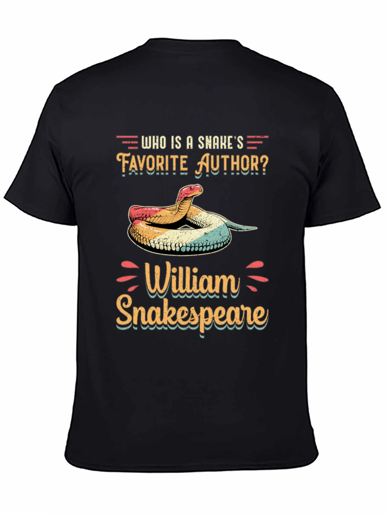 Snake Author Humor T-Shirt