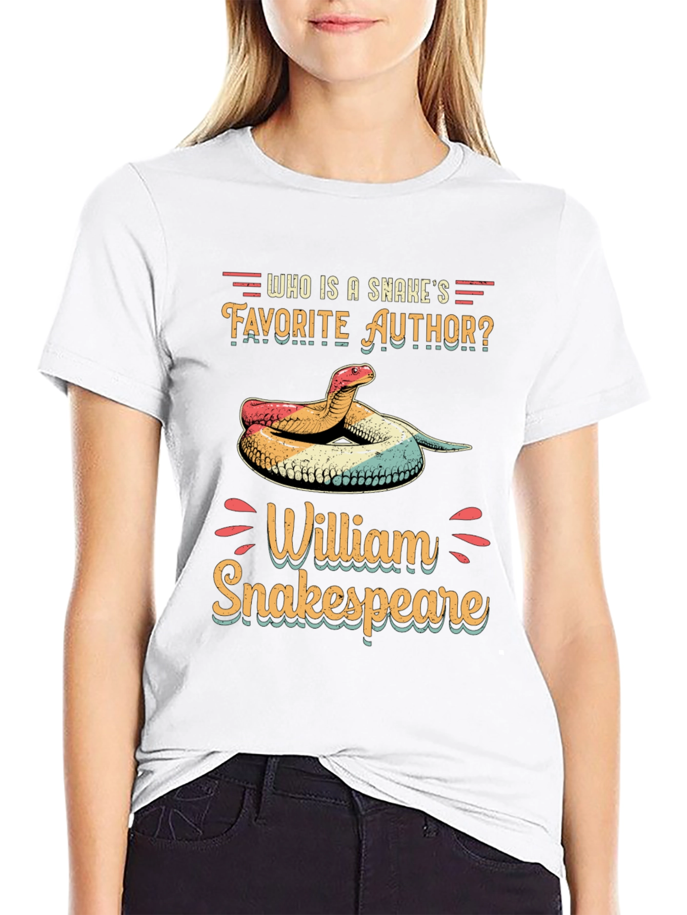 Snake Author Humor T-Shirt