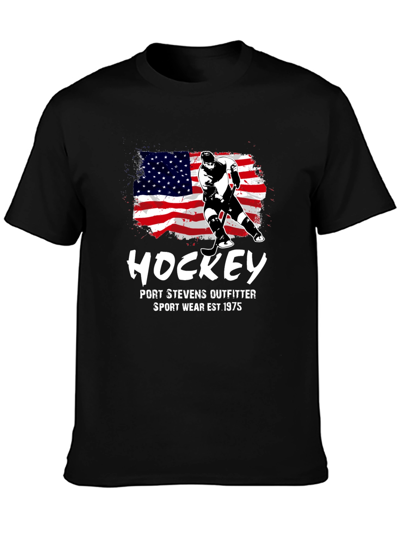 Hockey USA Flag T-Shirt