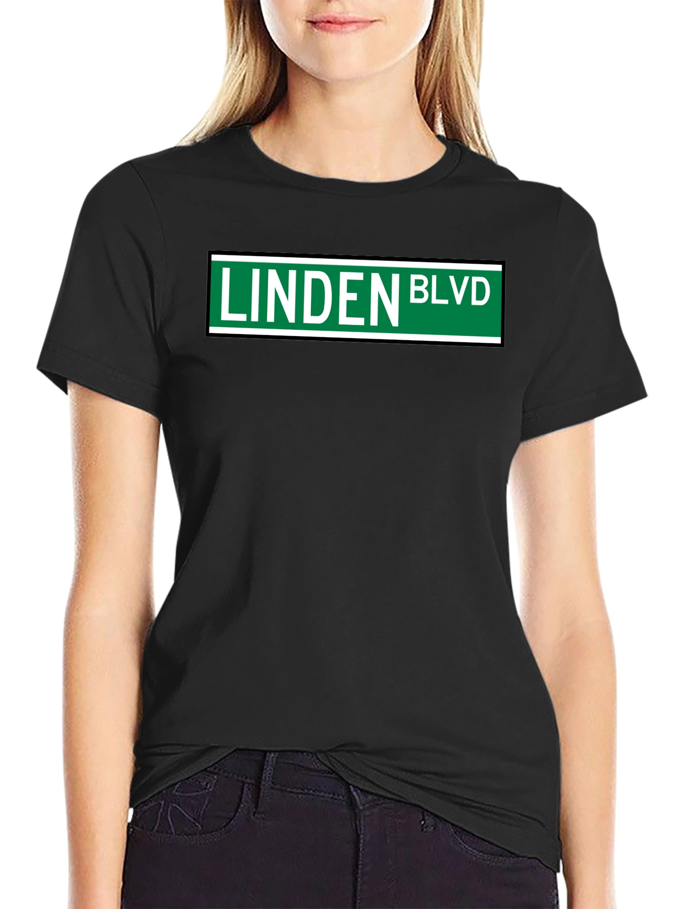 Linden Blvd Street Sign T-Shirt