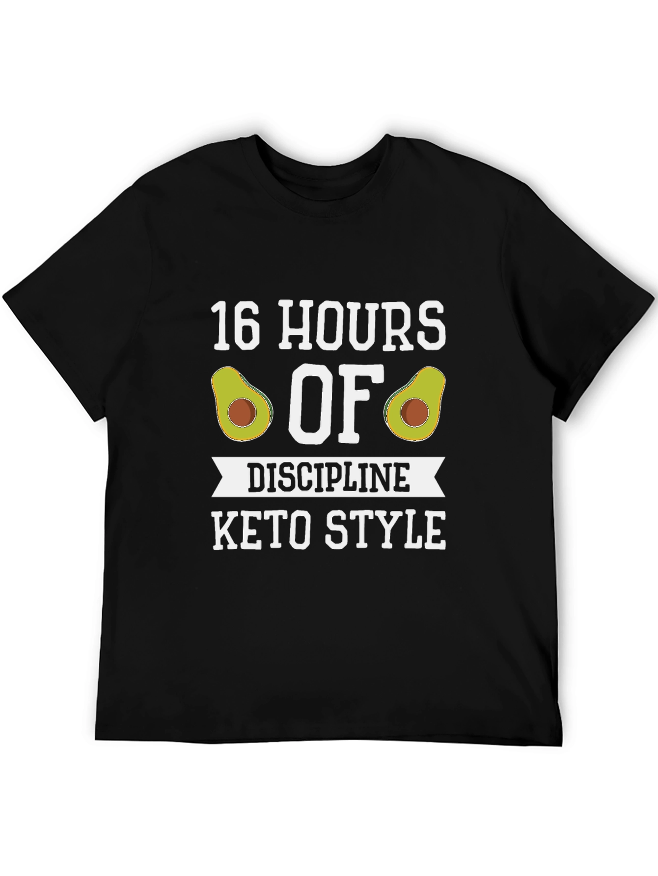 16 Hours of Discipline Keto Style Graphic T-Shirt
