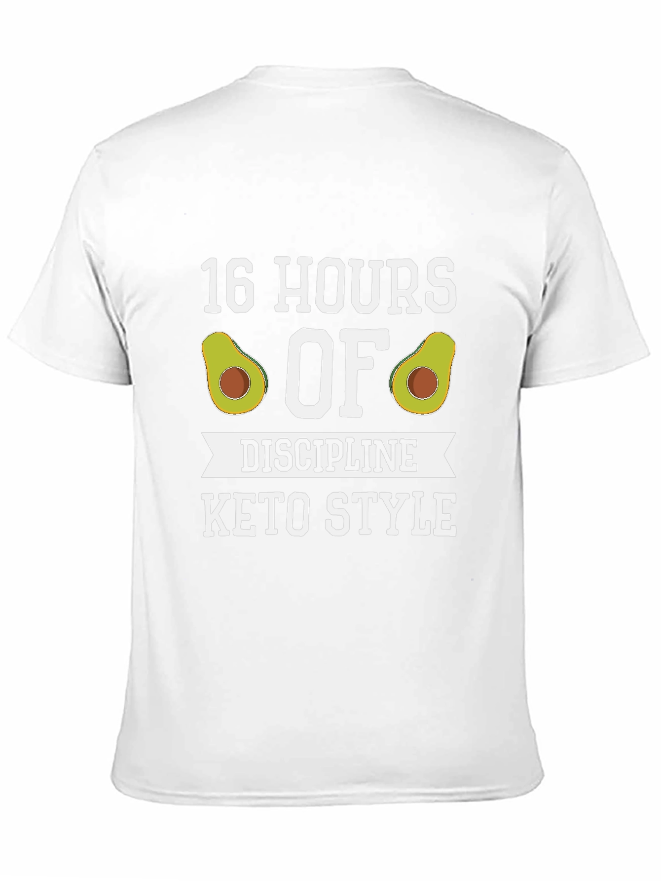 16 Hours of Discipline Keto Style Graphic T-Shirt
