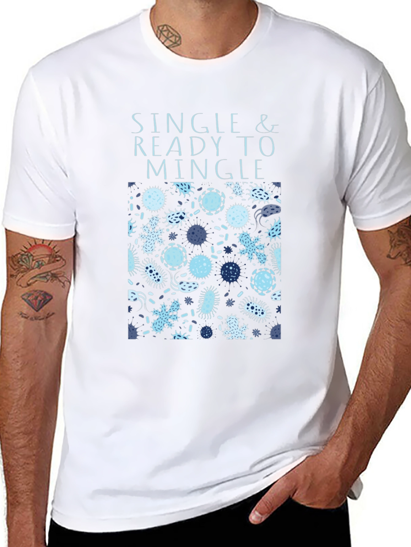 Single & Ready to Mingle Graphic T-Shirt