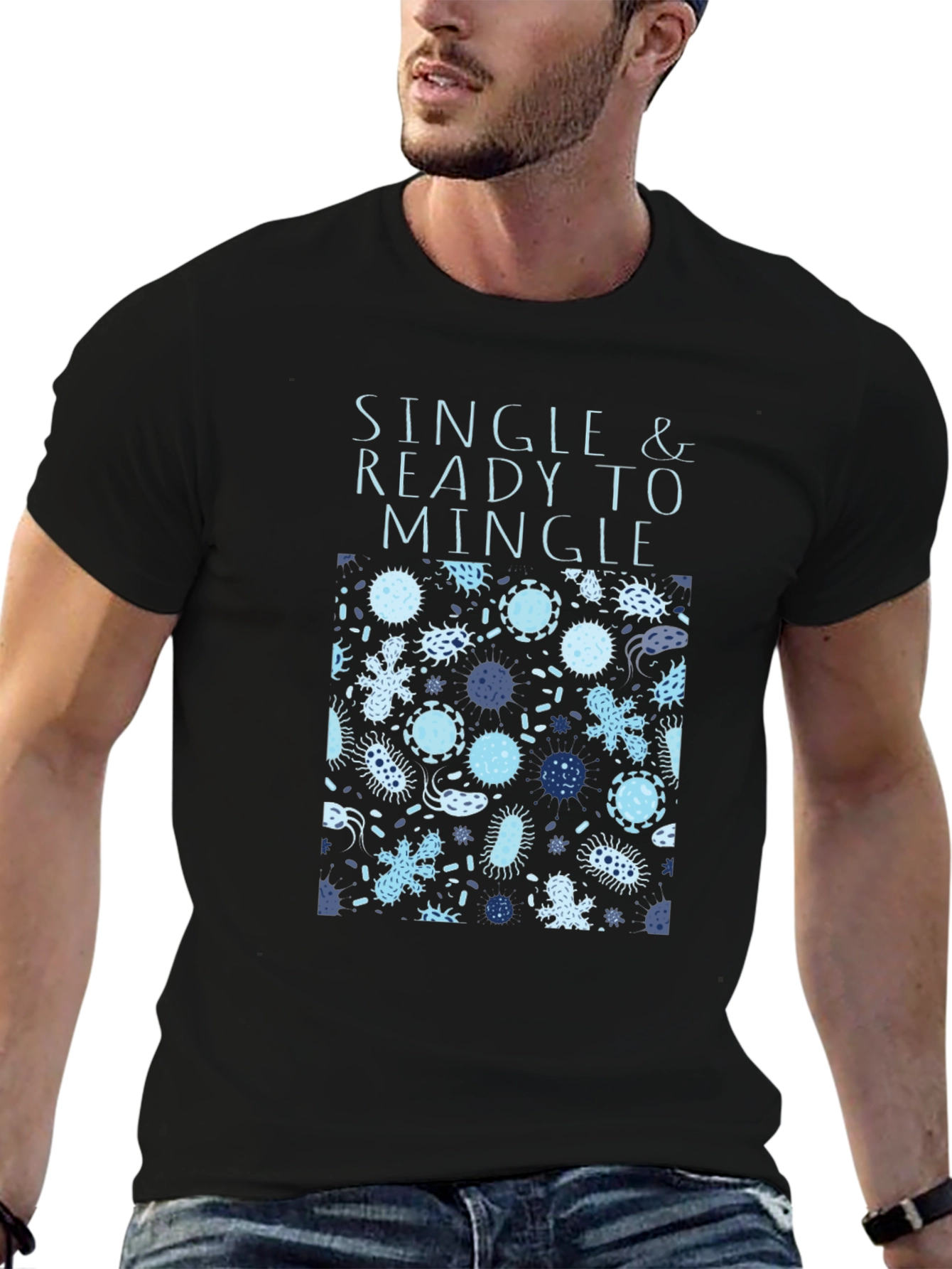 Single & Ready to Mingle Graphic T-Shirt