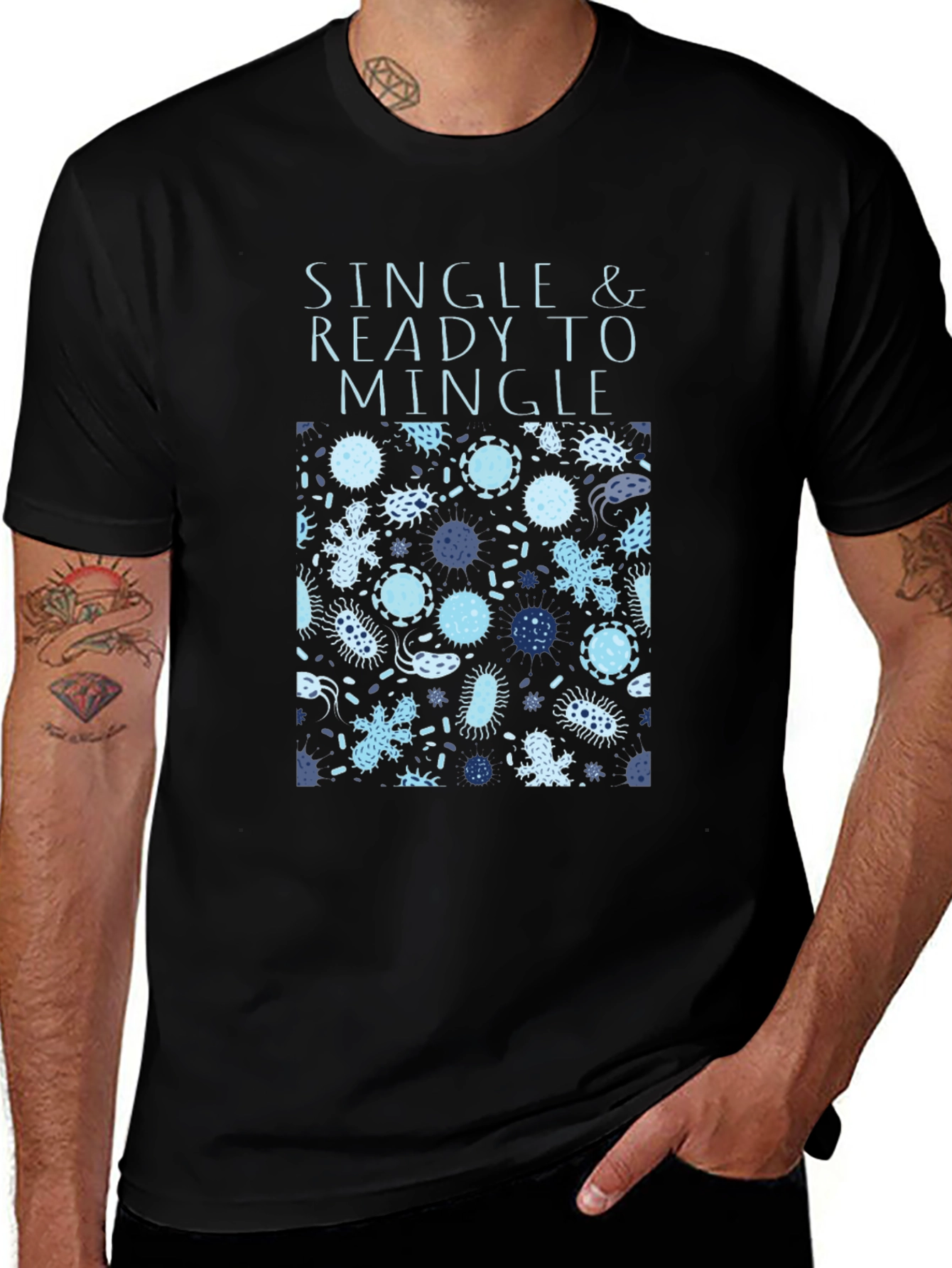 Single & Ready to Mingle Graphic T-Shirt