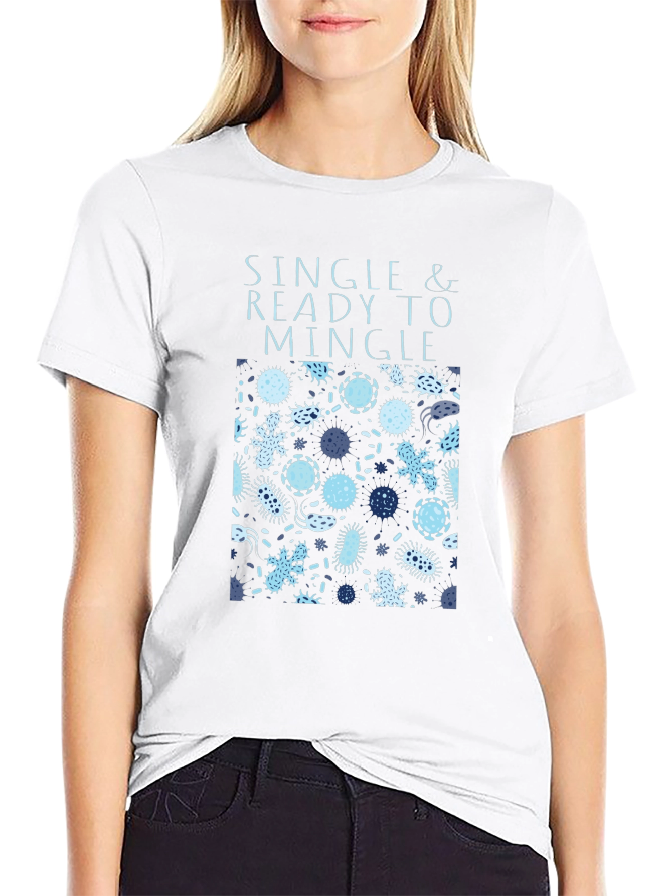 Single & Ready to Mingle Graphic T-Shirt