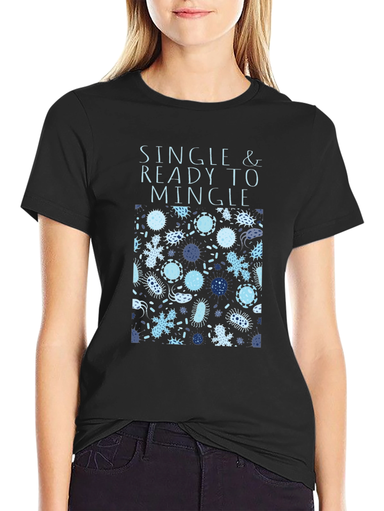 Single & Ready to Mingle Graphic T-Shirt