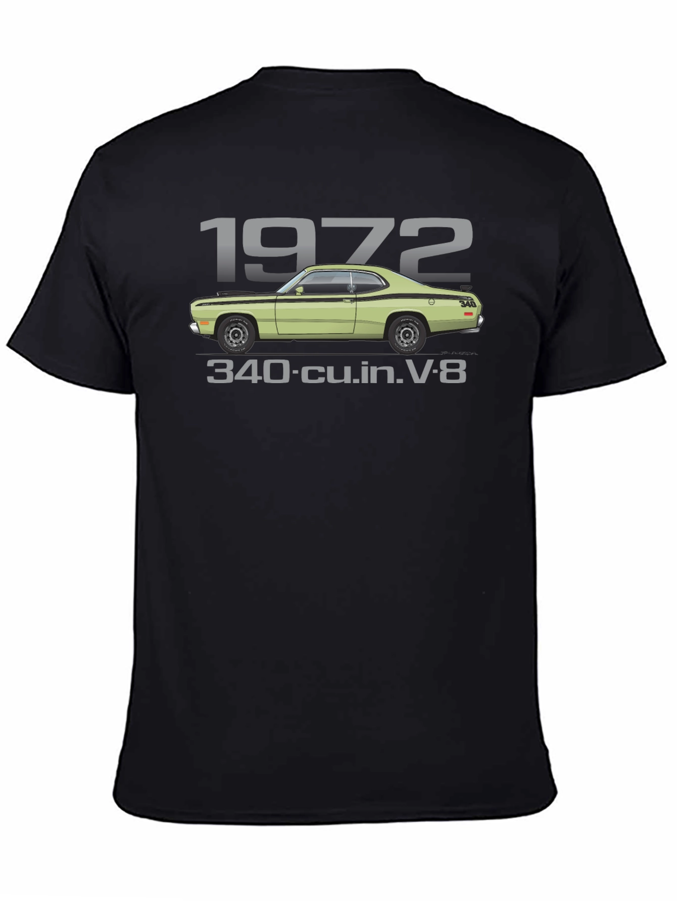 1972 Car Graphic T-Shirt - Classic Automotive Tee